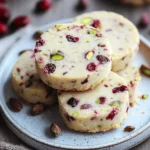 Cranberry Pistachio Shortbread