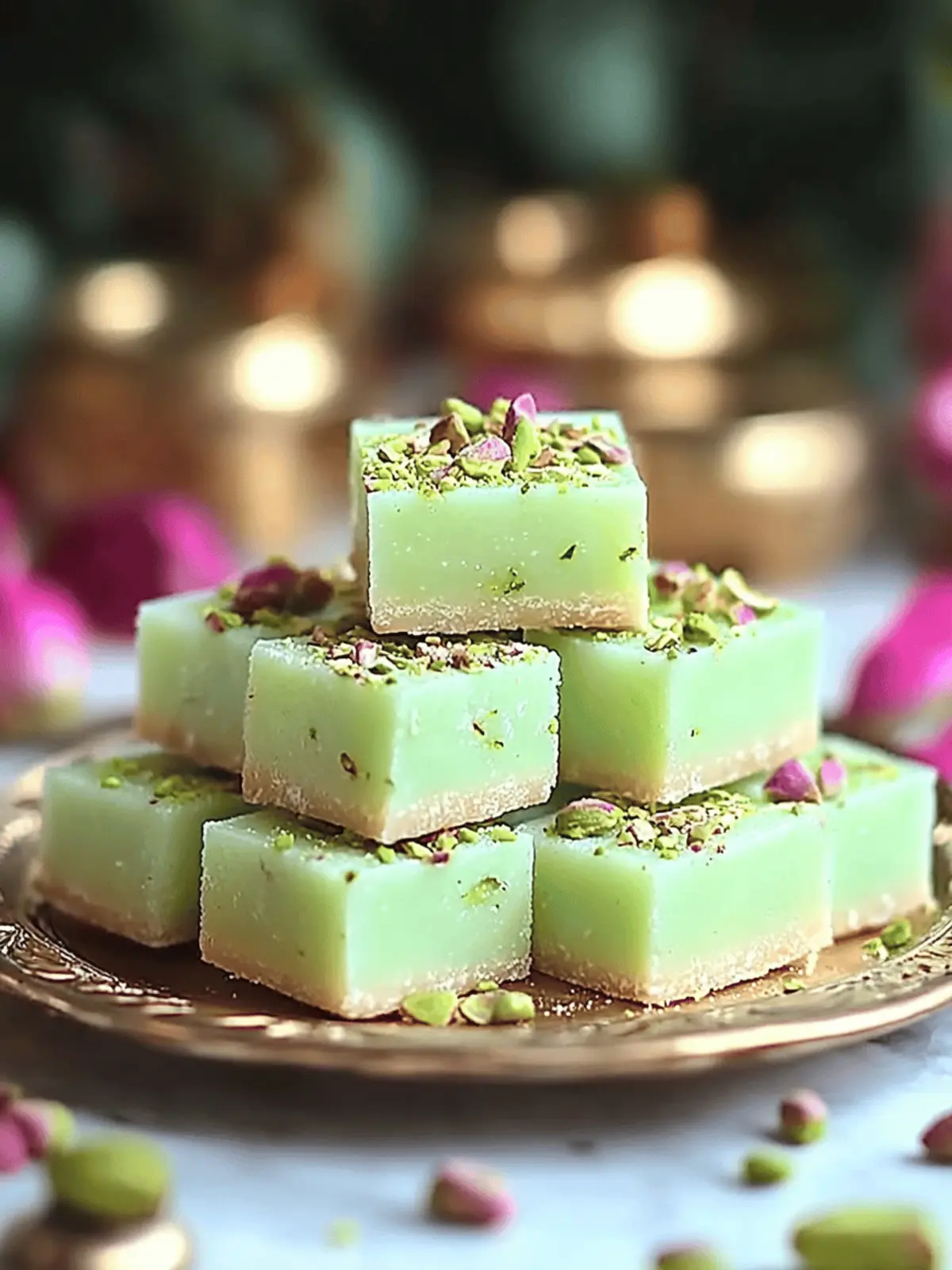 Layered Pista Burfi