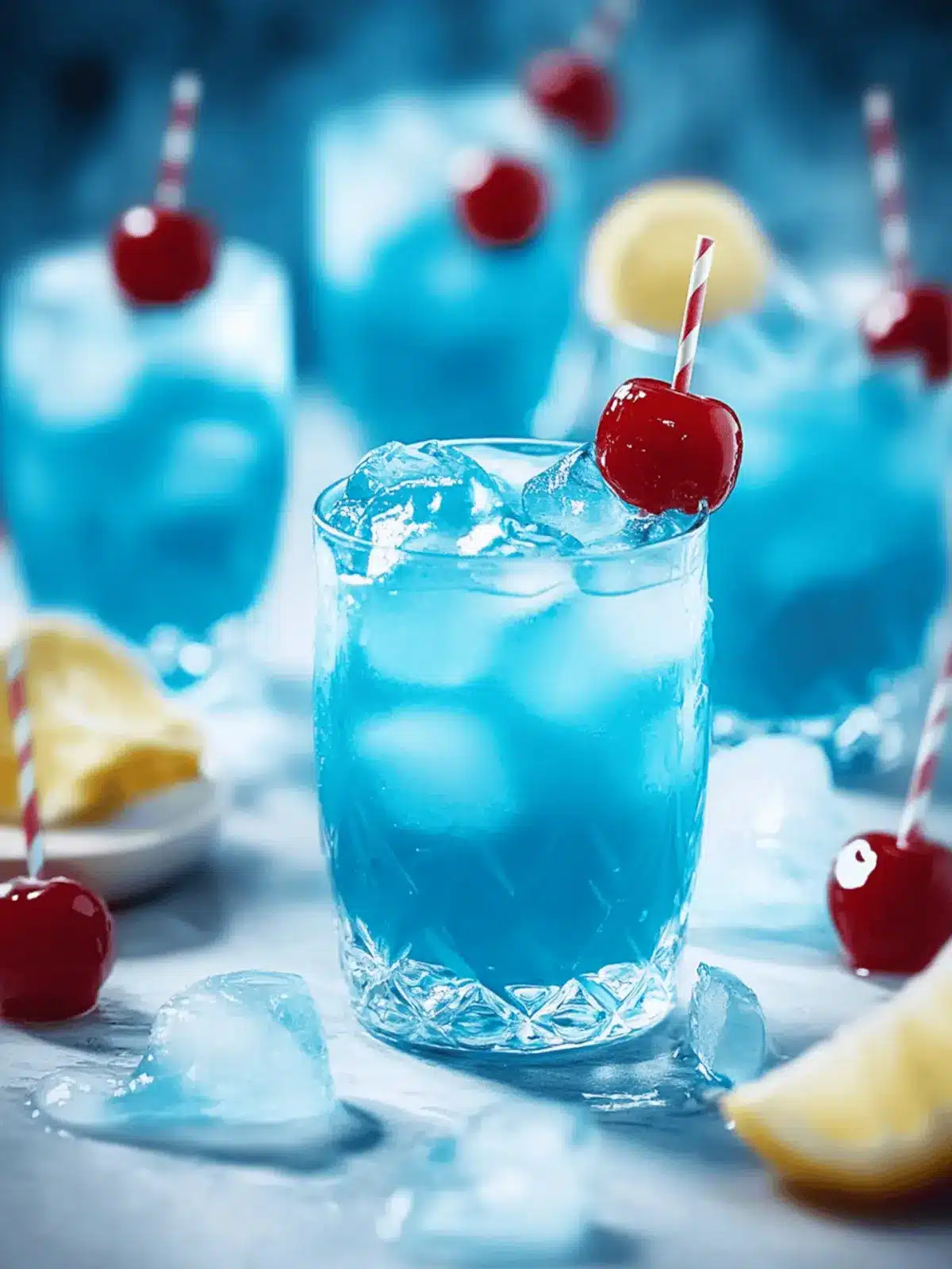 Blue Hawaiian Rum Punch