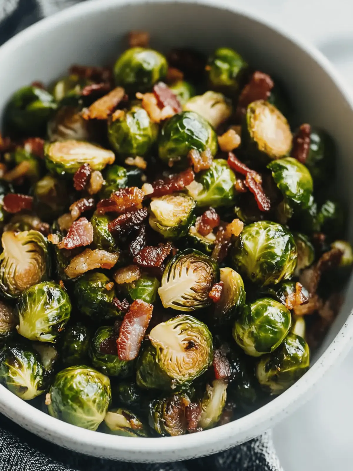 Maple Bacon Brussels Sprouts