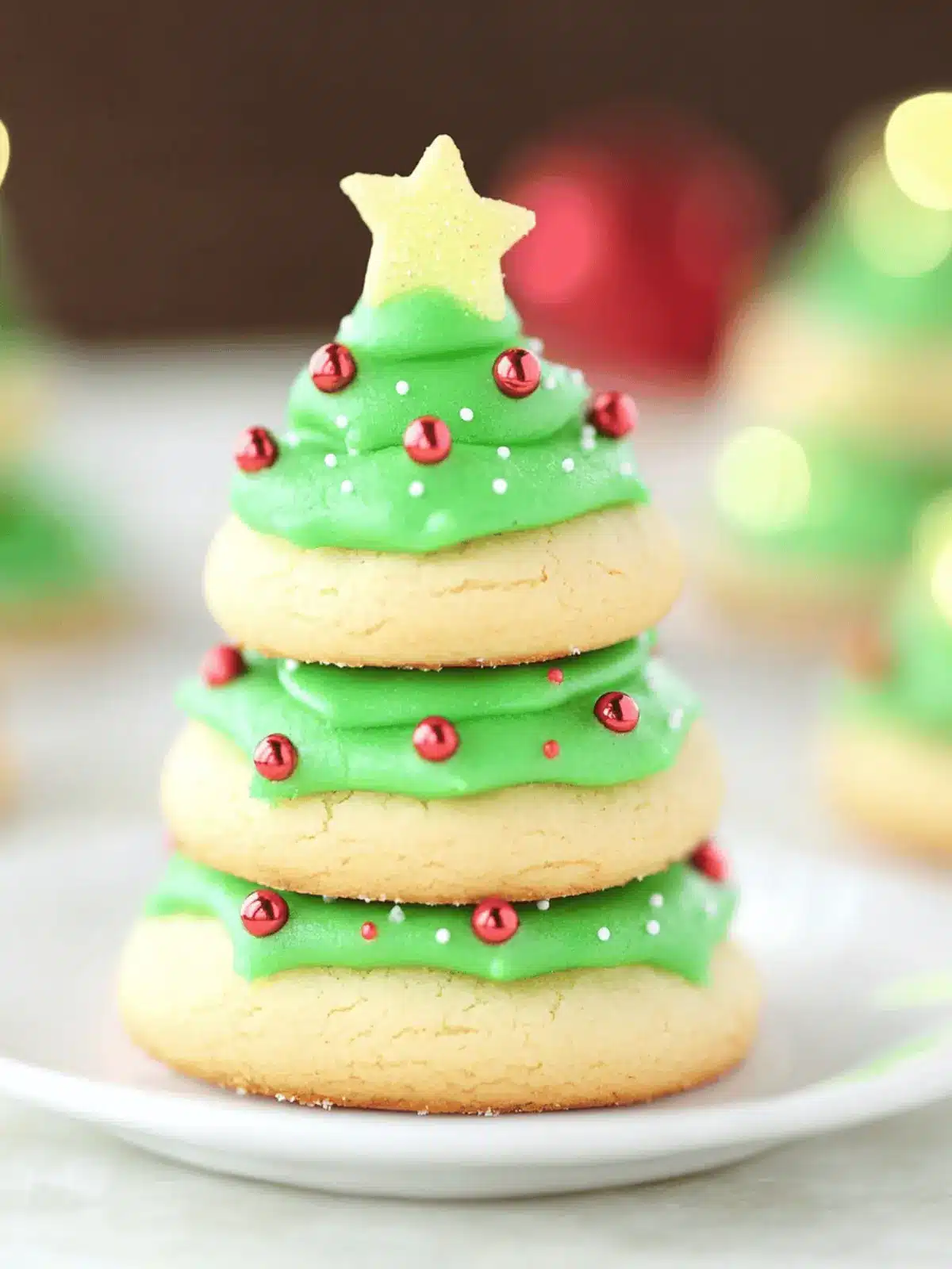 Deliciously Fun Christmas Tree Cookie Stacks to Bake Together 3 Christmas Tree Cookie Stacks