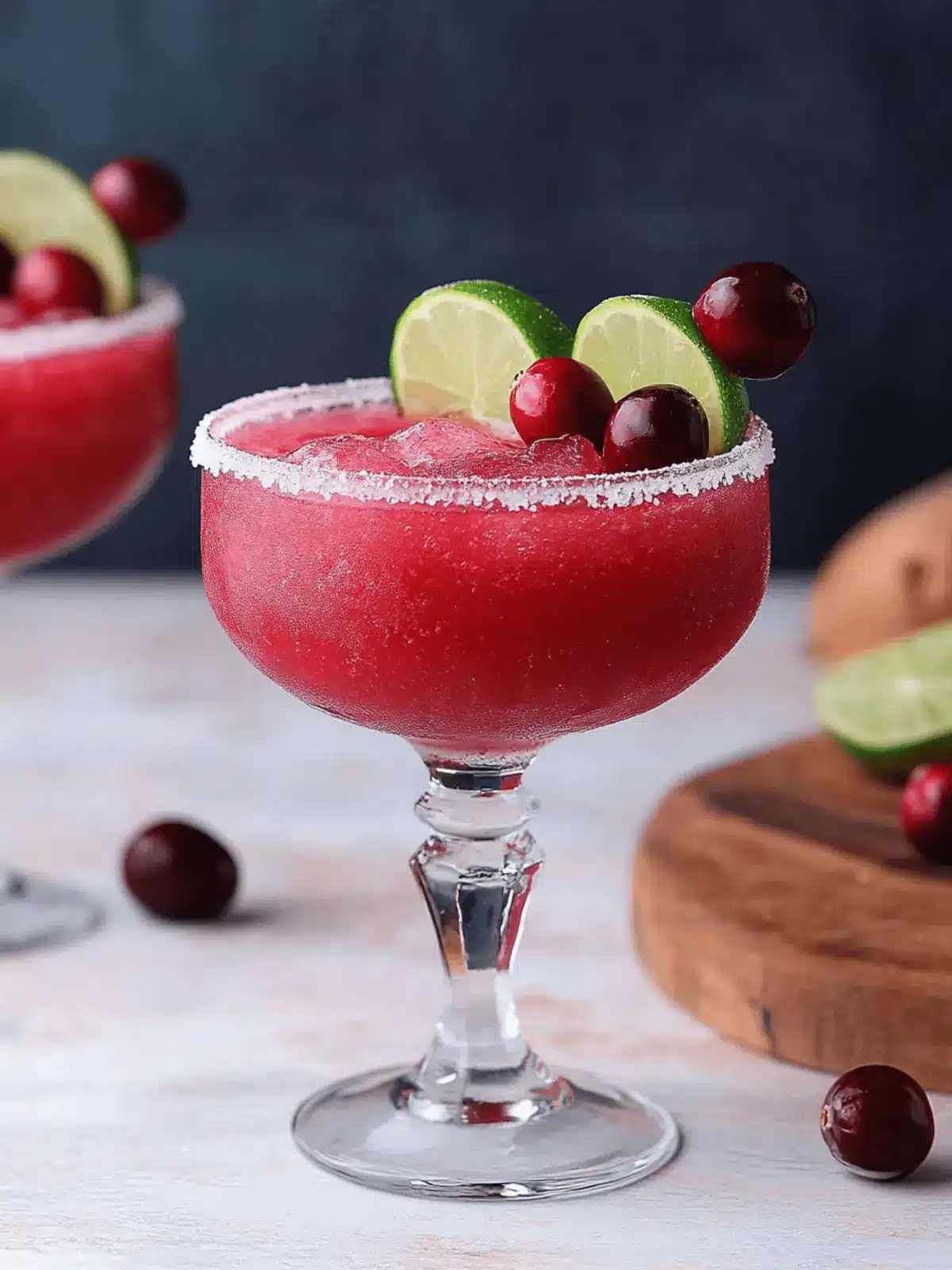 Frozen Cranberry Margarita