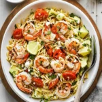 Grilled Shrimp Orzo Pasta Salad