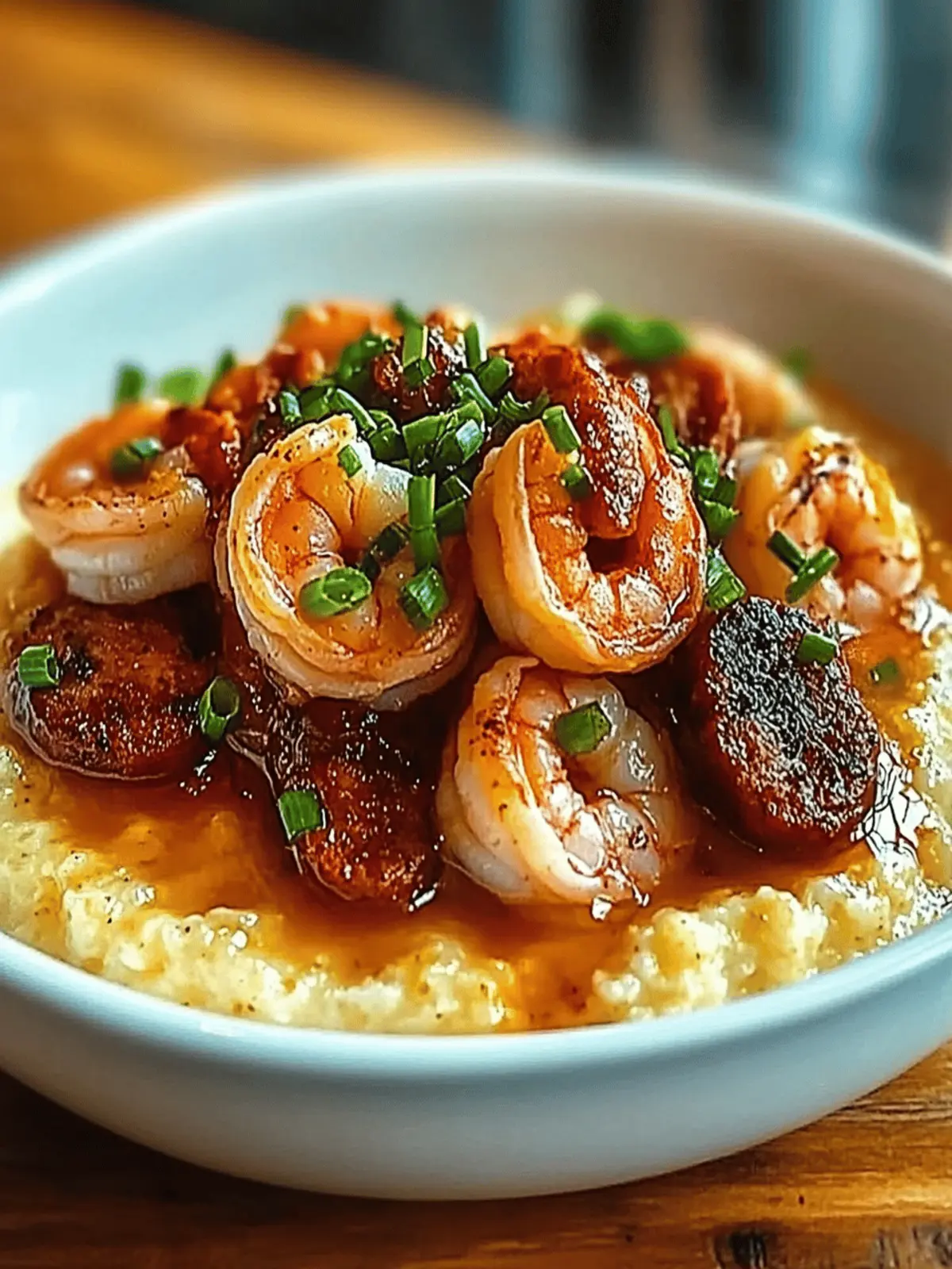 Shrimp and Grits with Andouille Sausage
