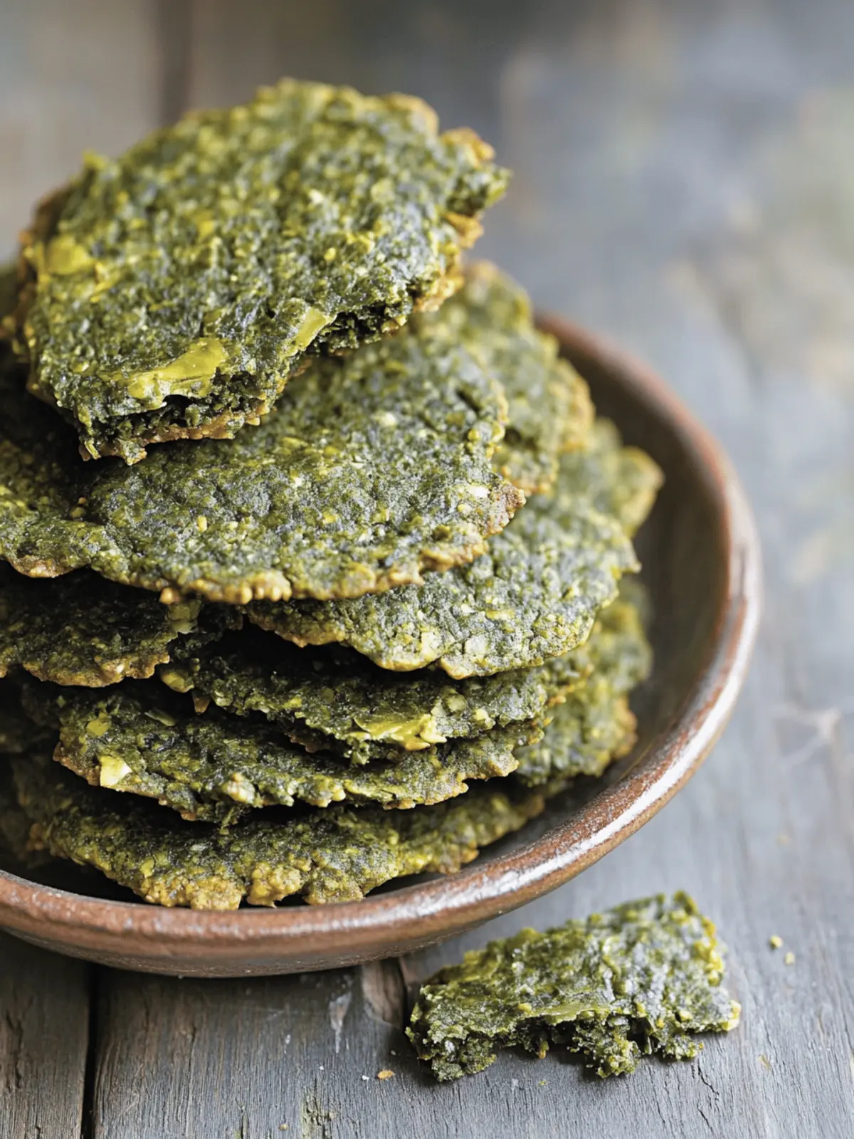 Homemade Kale Cookies