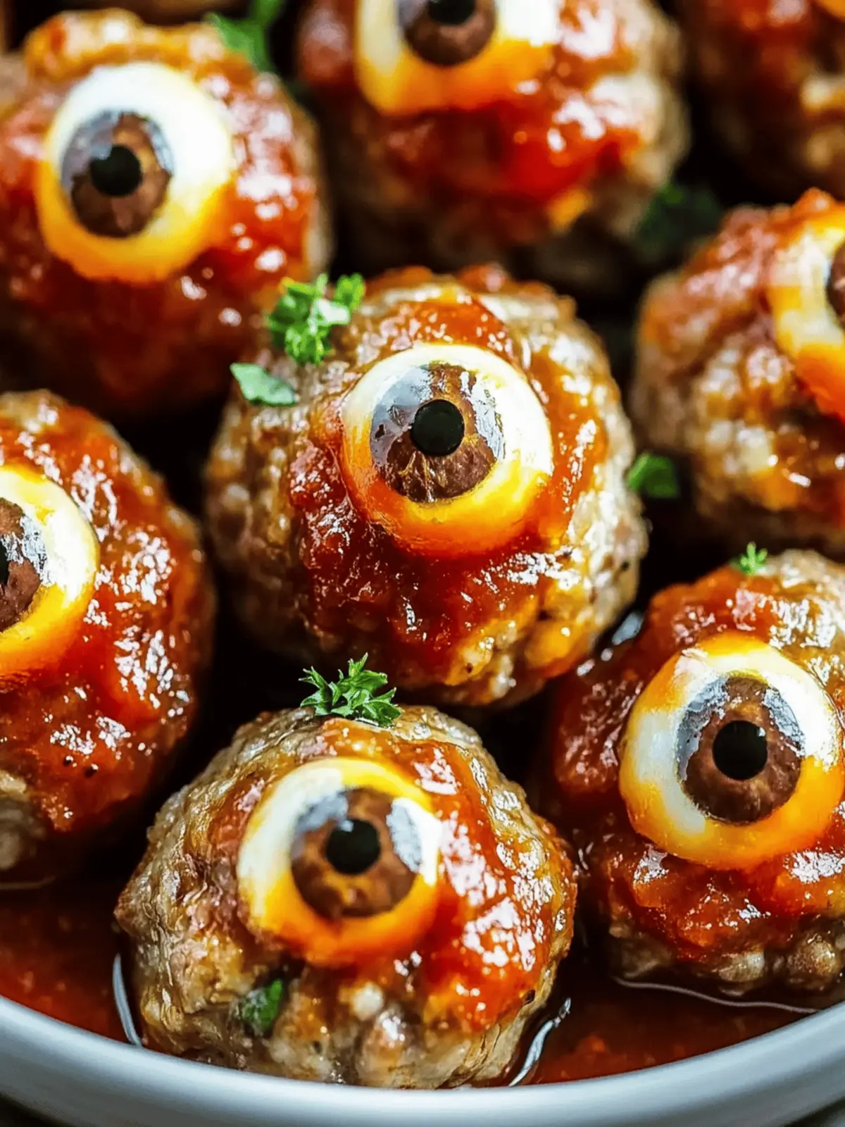Eyeball Meatballs