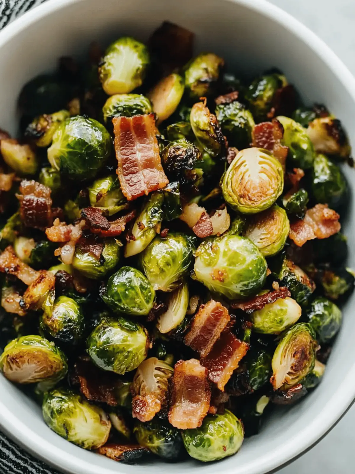 Maple Bacon Brussels Sprouts