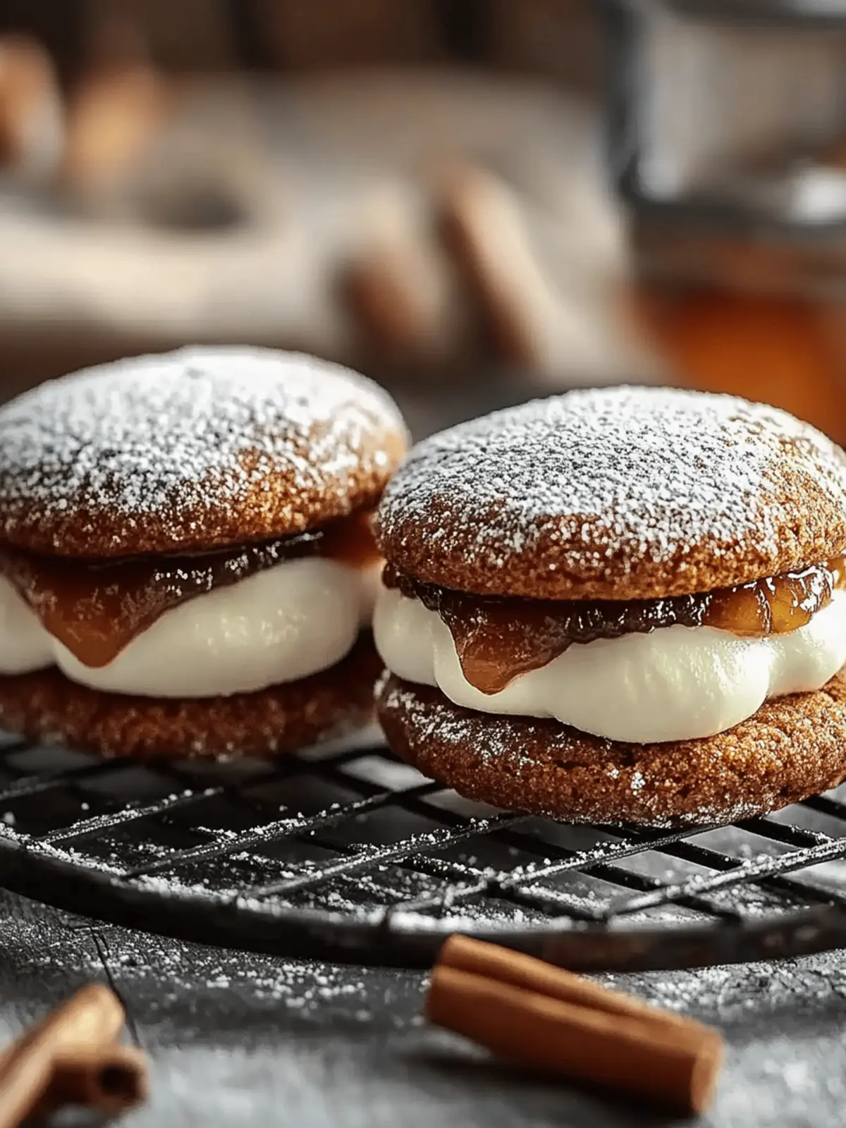 Apple Cider Whoopie Pie Cookies