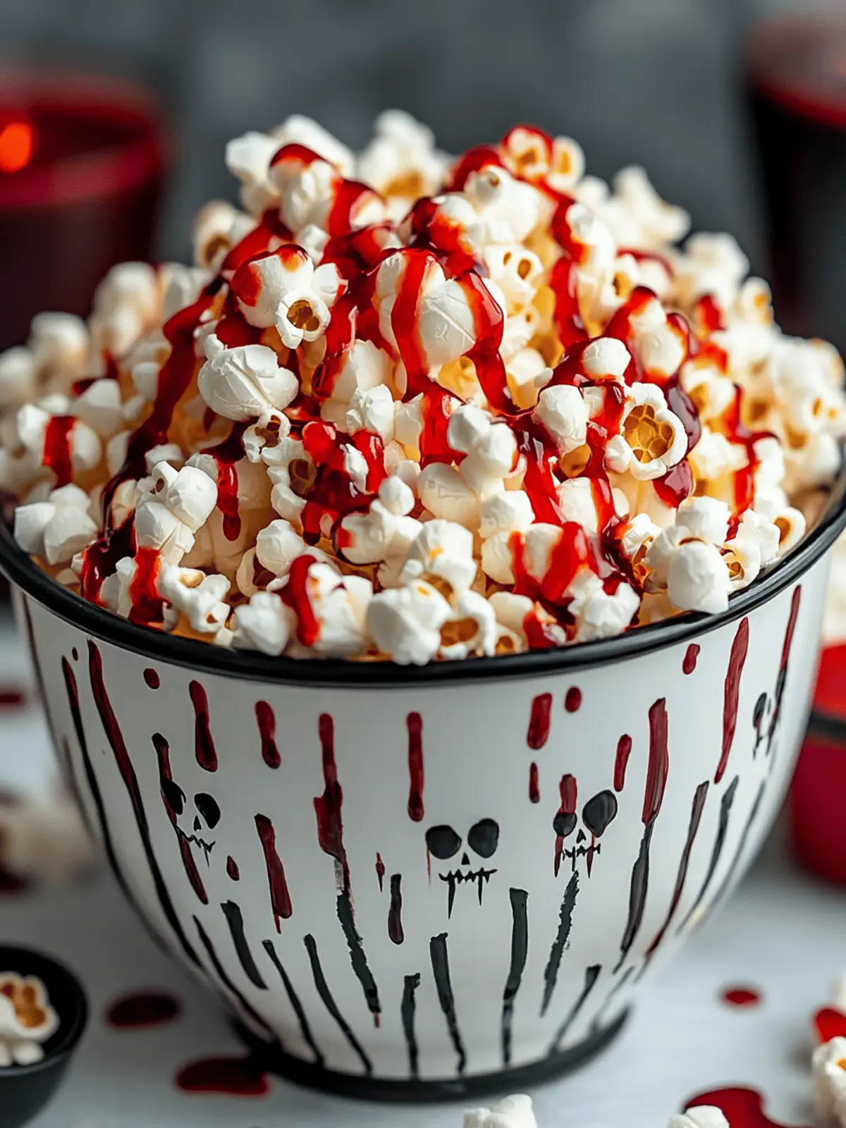 Vampire Bite Popcorn