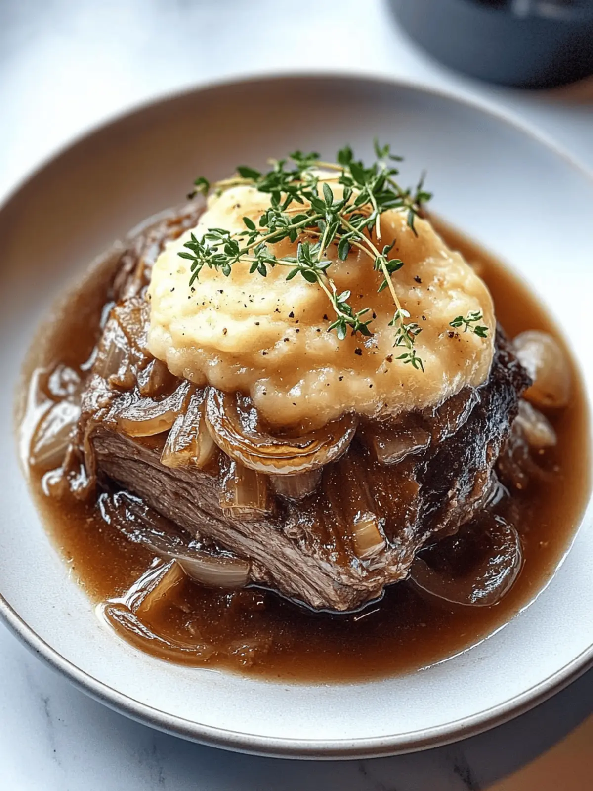 Melt-in-Your-Mouth French Onion Pot Roast for Cozy Nights 4 French Onion Pot Roast