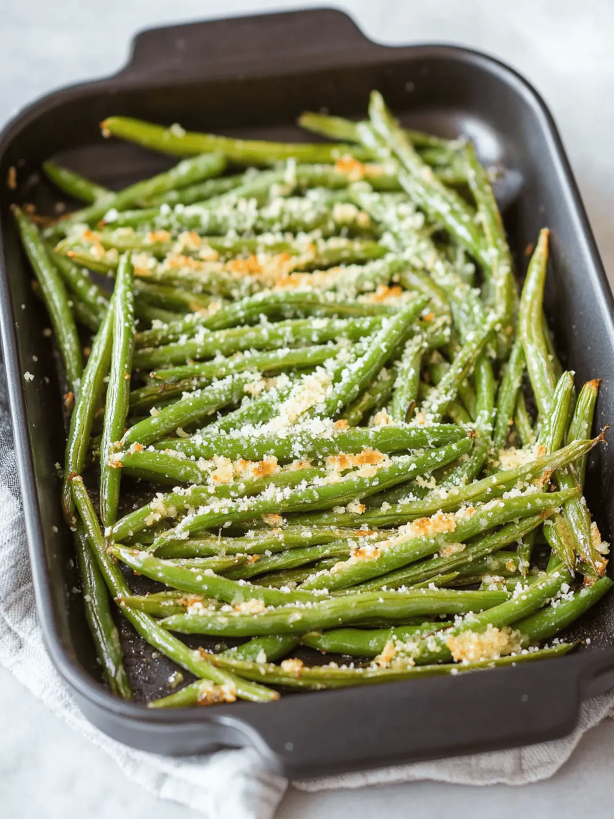 Roasted Parmesan Green Beans