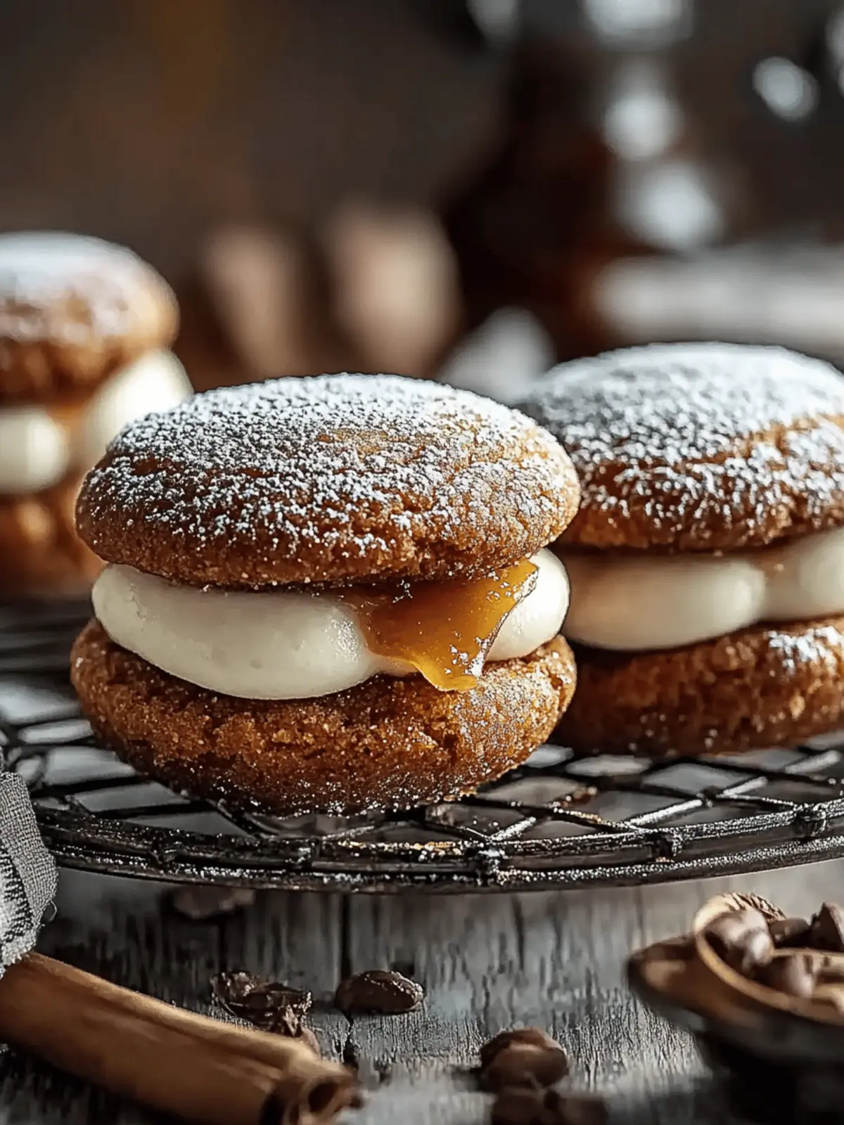 Fall in Love with Apple Cider Whoopie Pie Cookies and Caramel 2 Apple Cider Whoopie Pie Cookies