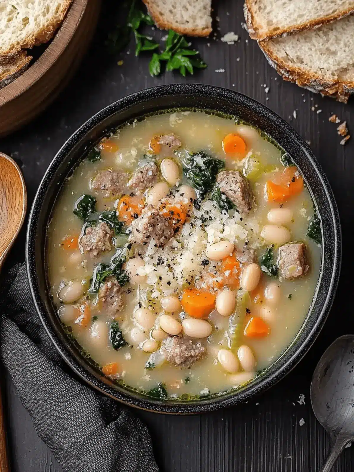 Sausage and White Bean Soup