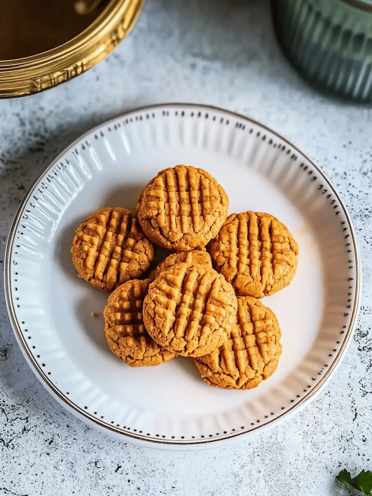 2-Ingredient Peanut Butter Cookies