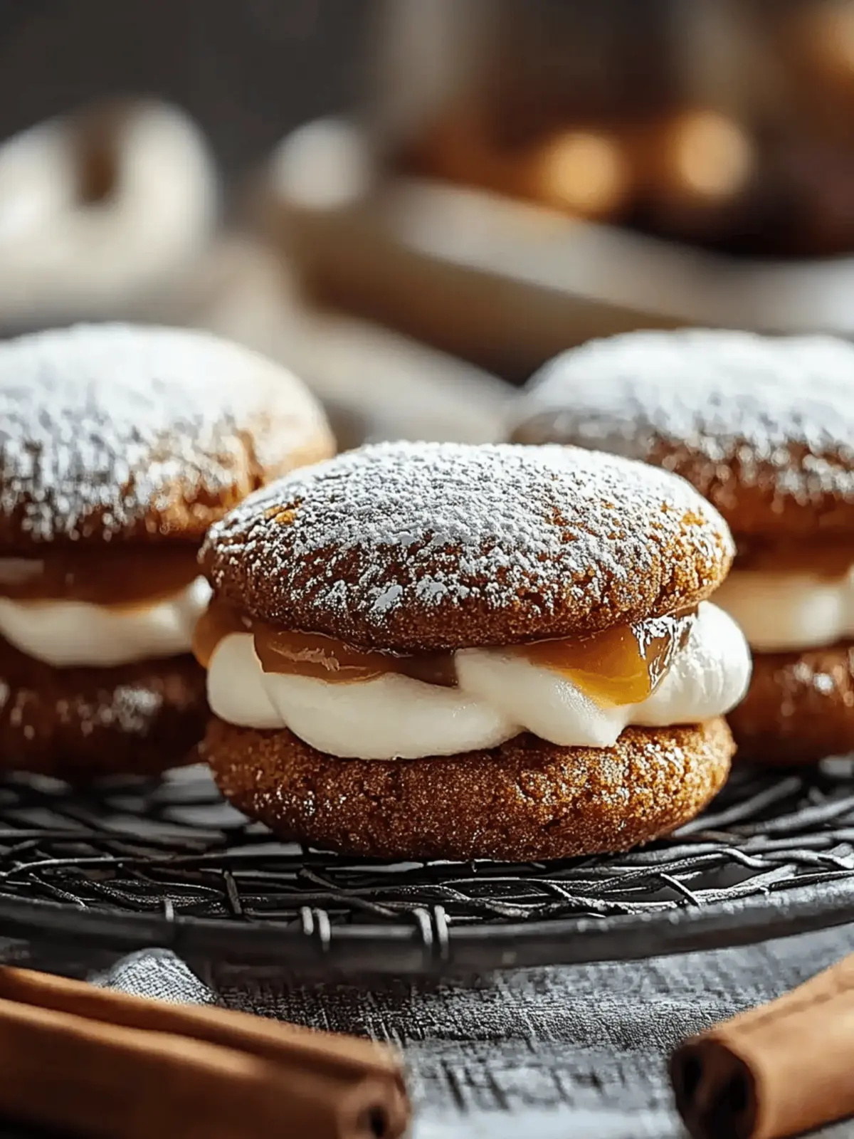 Apple Cider Whoopie Pie Cookies