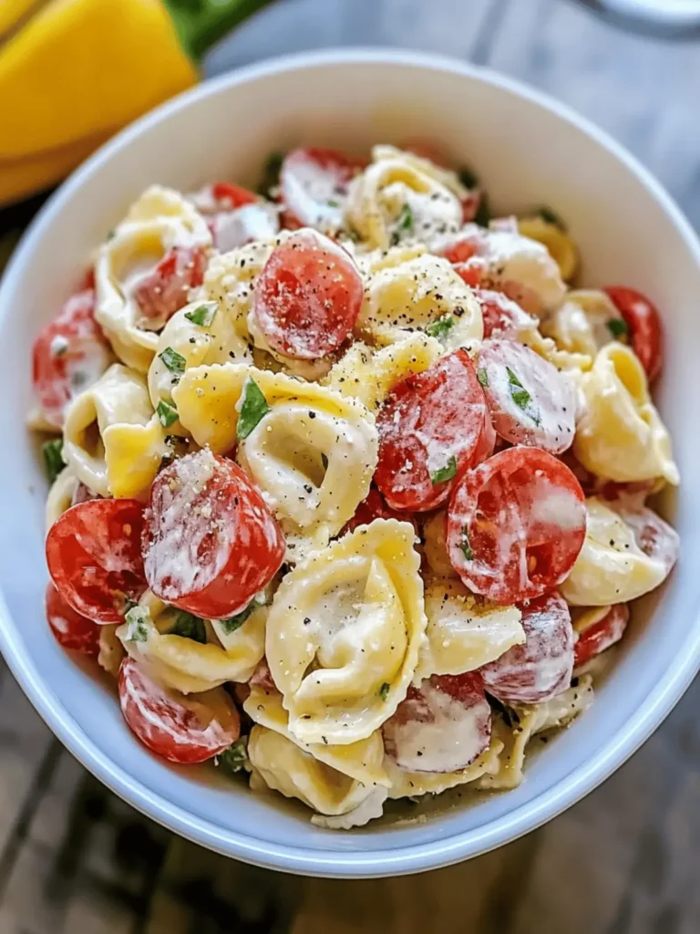 Fresh Grinder Tortellini Salad