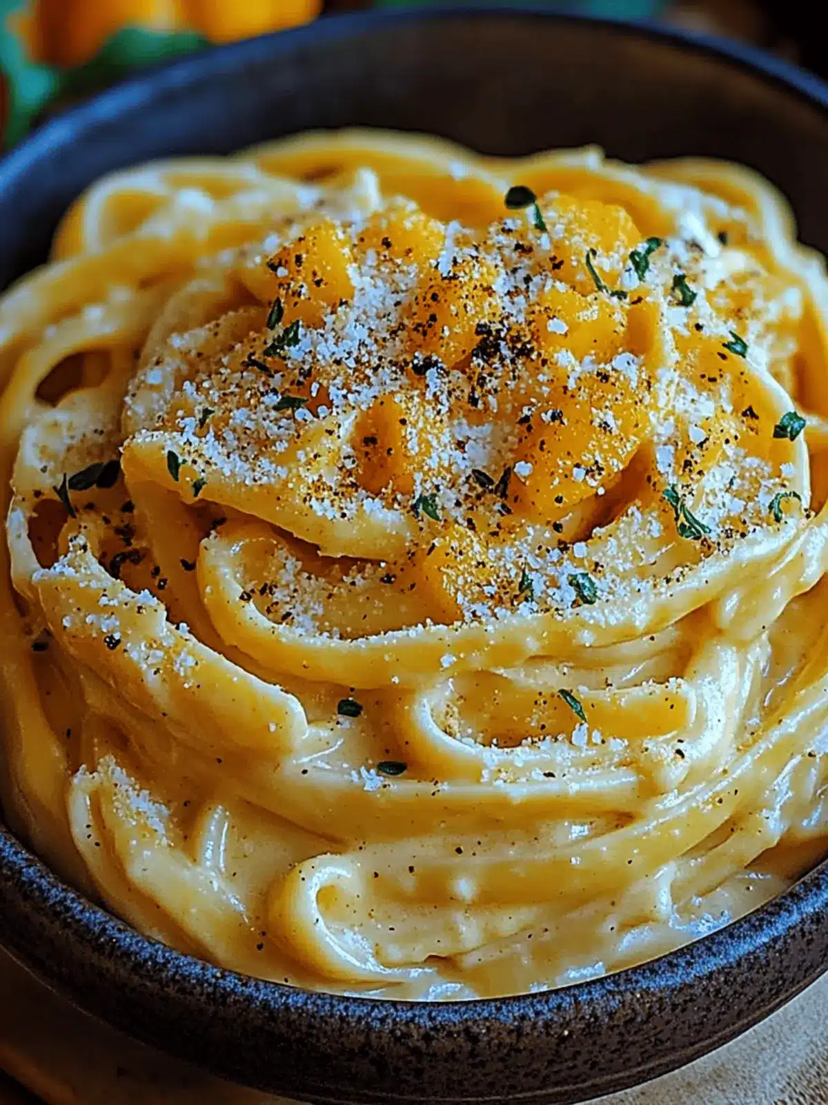 Pumpkin Alfredo Pasta