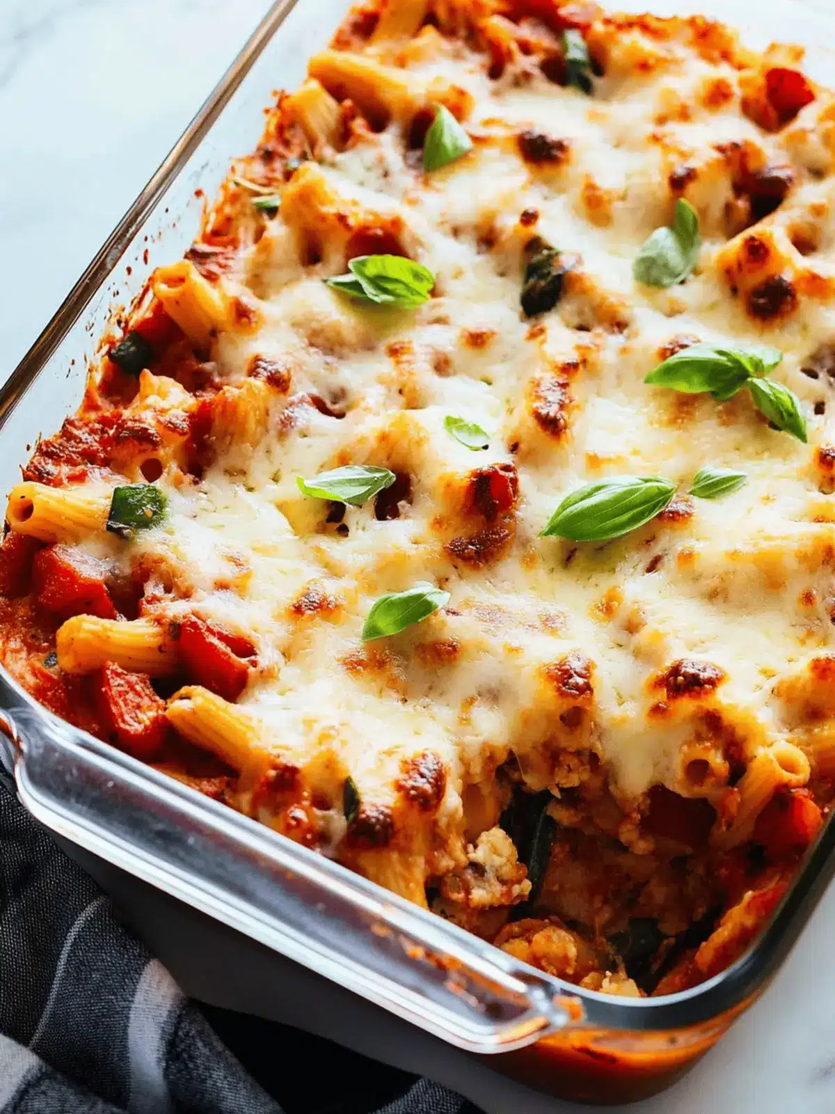 Baked Ziti with Roasted Vegetables