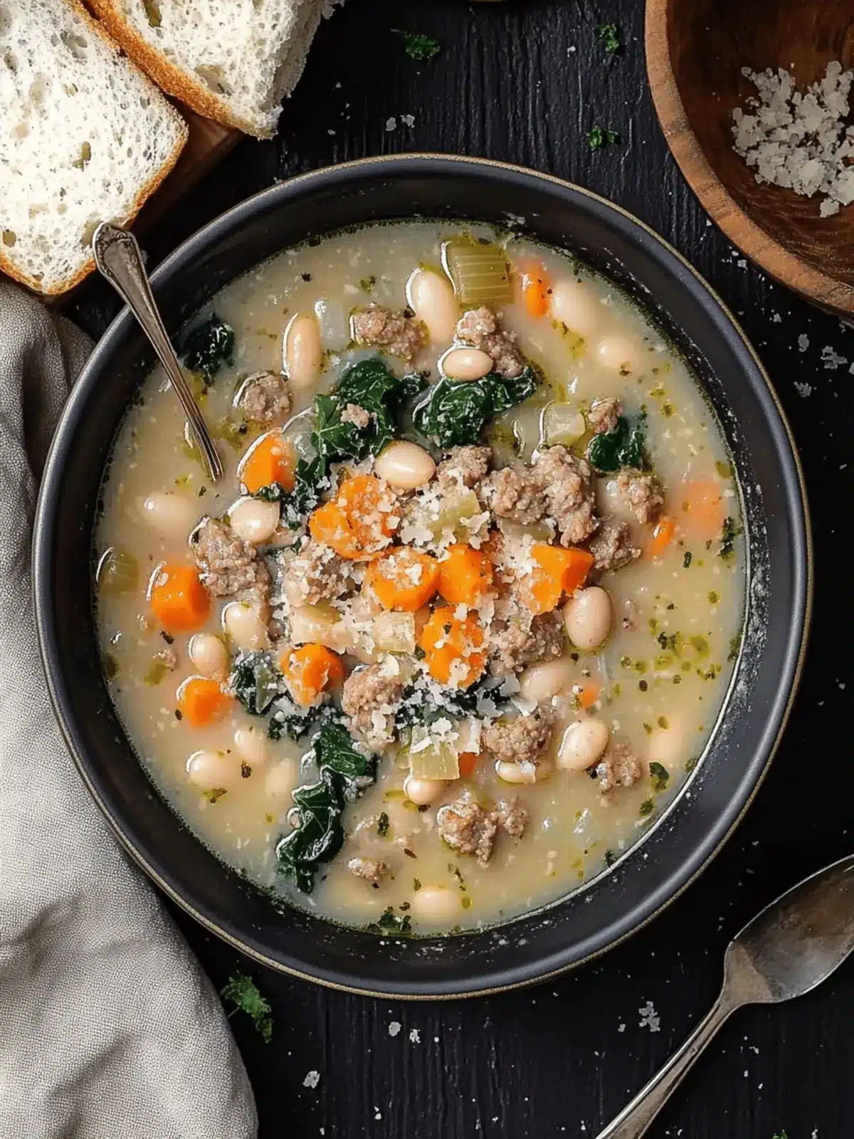 Savor the Richness of Sausage and White Bean Soup Today 4 Sausage and White Bean Soup