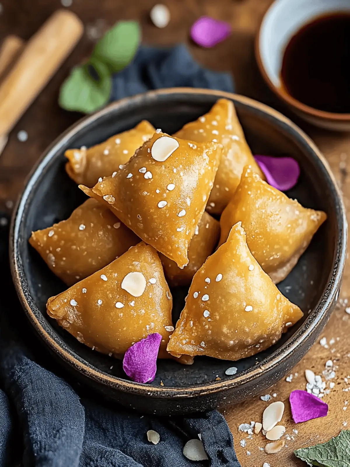 Kalakand Wontons