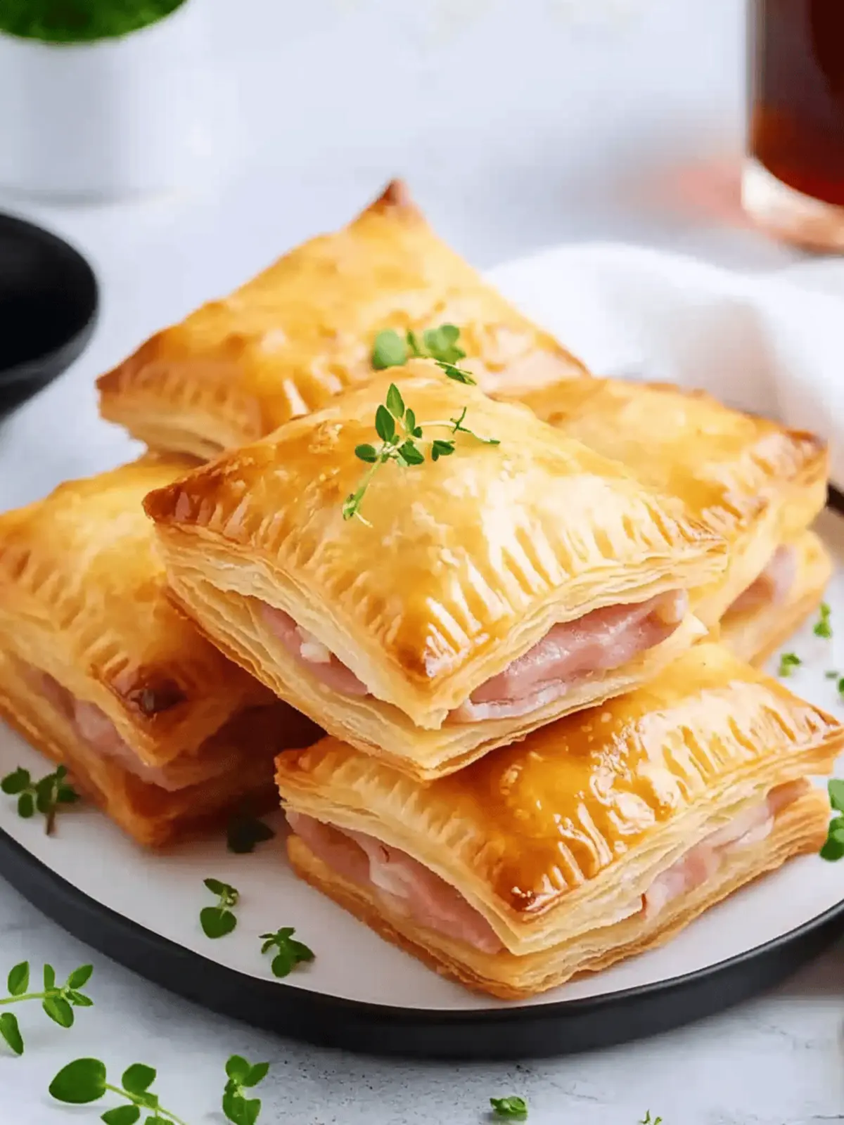 Ham and Cheese Puff Pastry