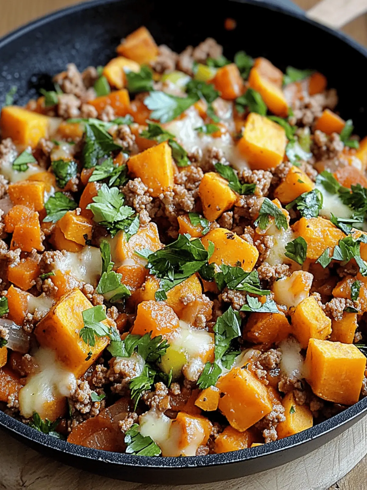 Ground Turkey Sweet Potato Skillet