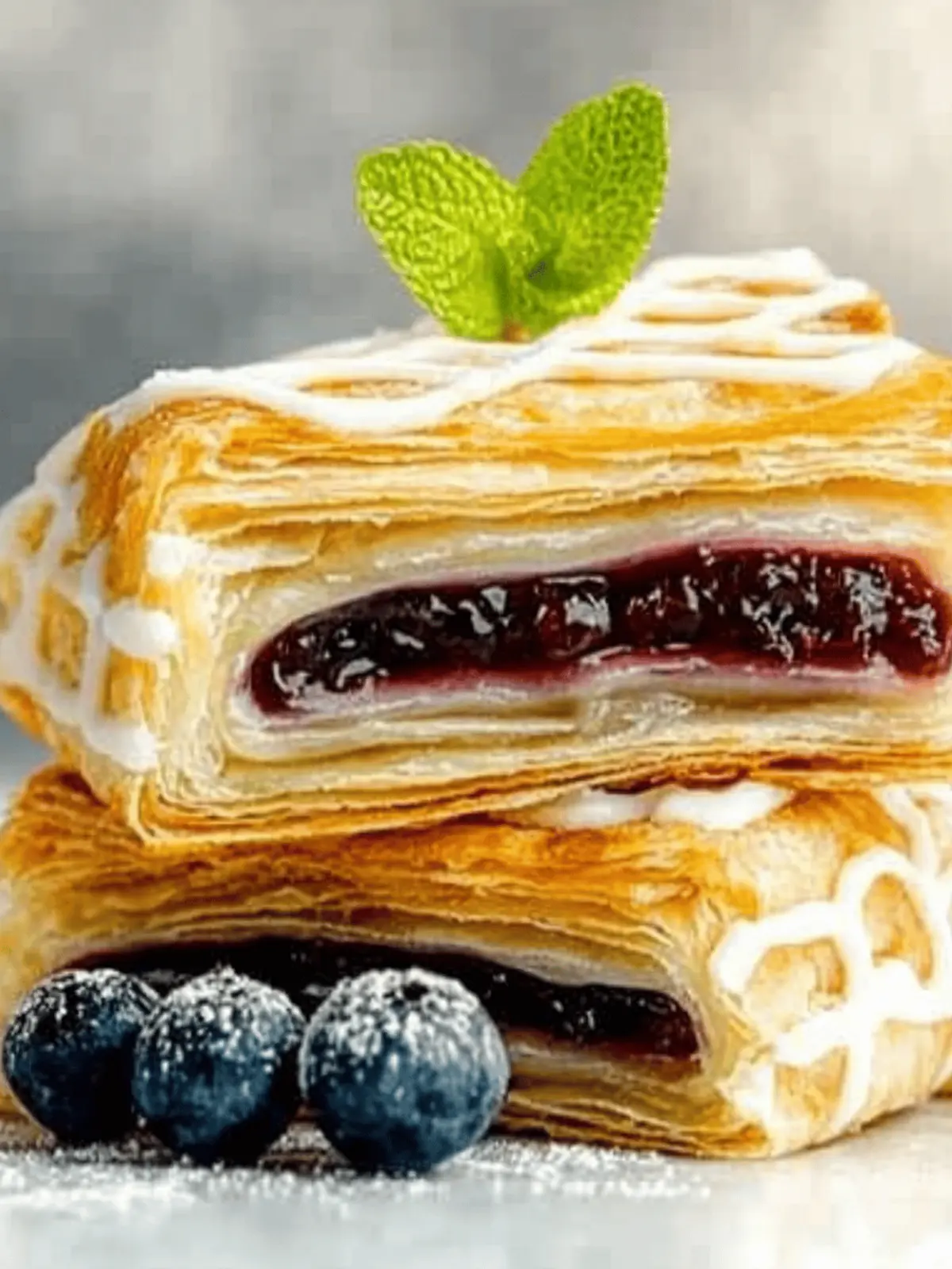 Jam Filled Toaster Strudels