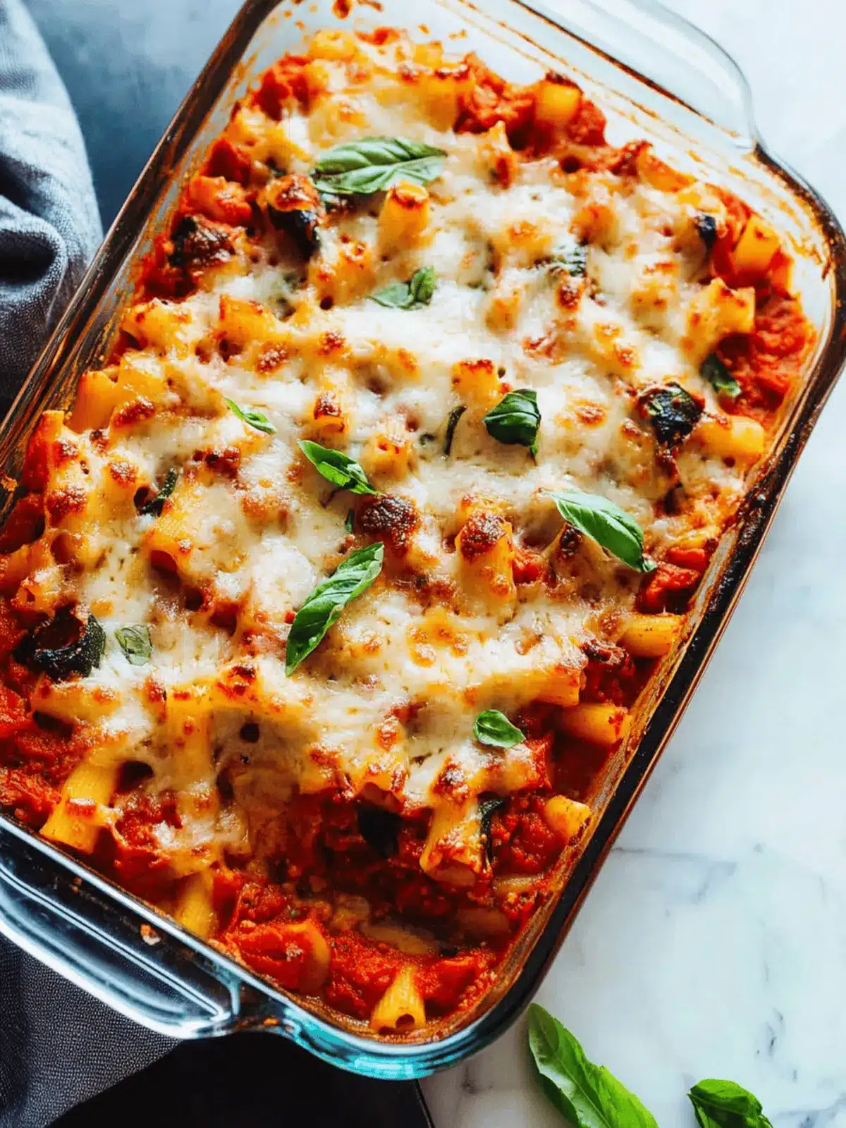 Baked Ziti with Roasted Vegetables