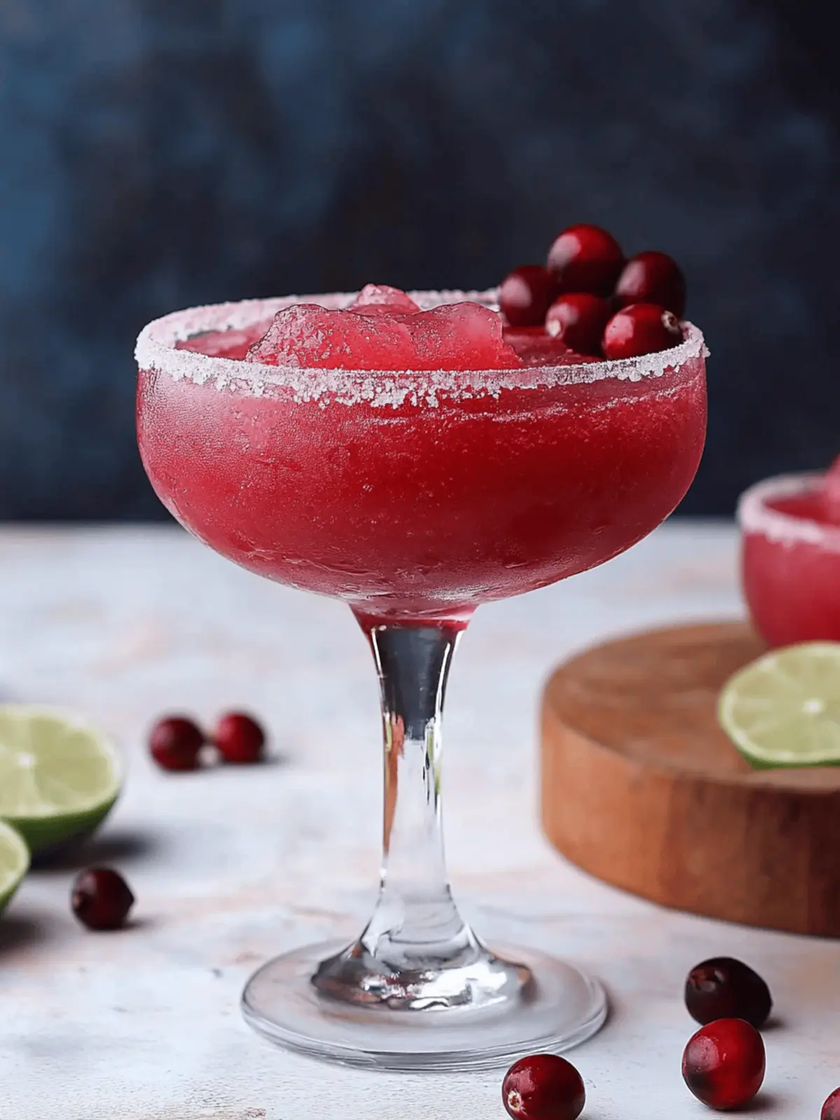 Frozen Cranberry Margarita