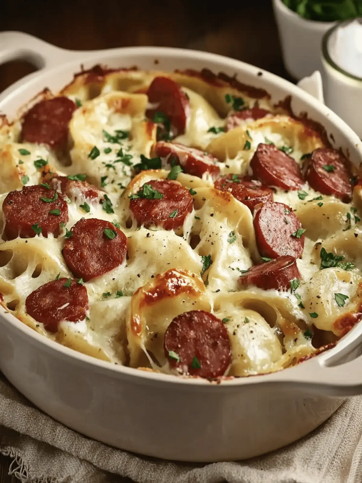 Kielbasa and Pierogi Bake: Your New Weeknight Comfort Meal 4 Kielbasa and Pierogi Bake