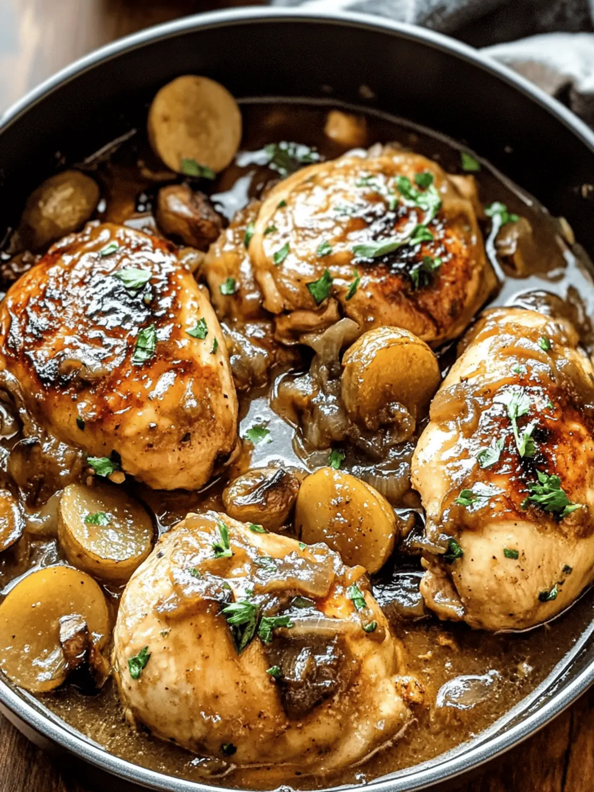 Cider Braised Chicken