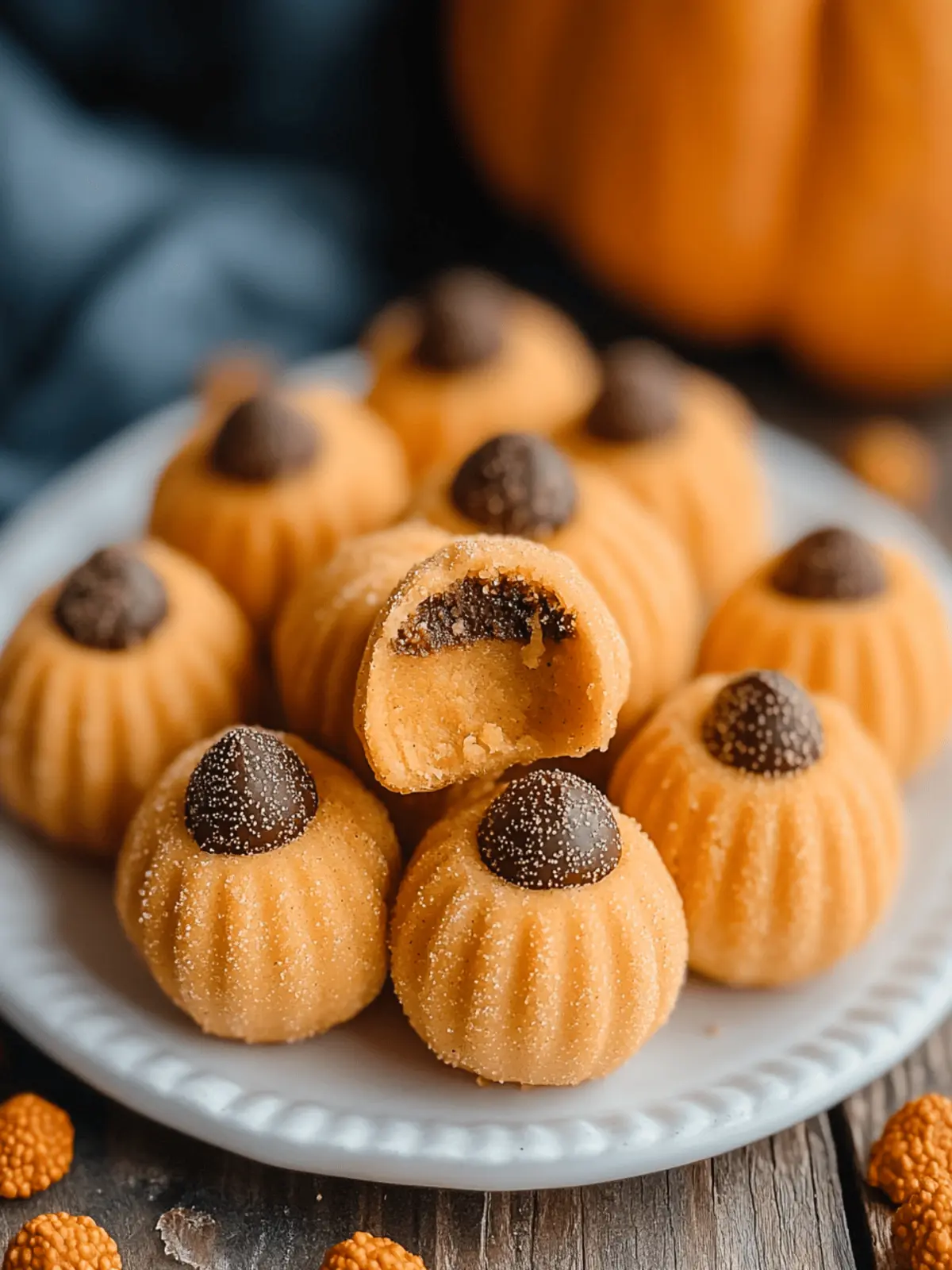 Pumpkin Cheesecake Truffles