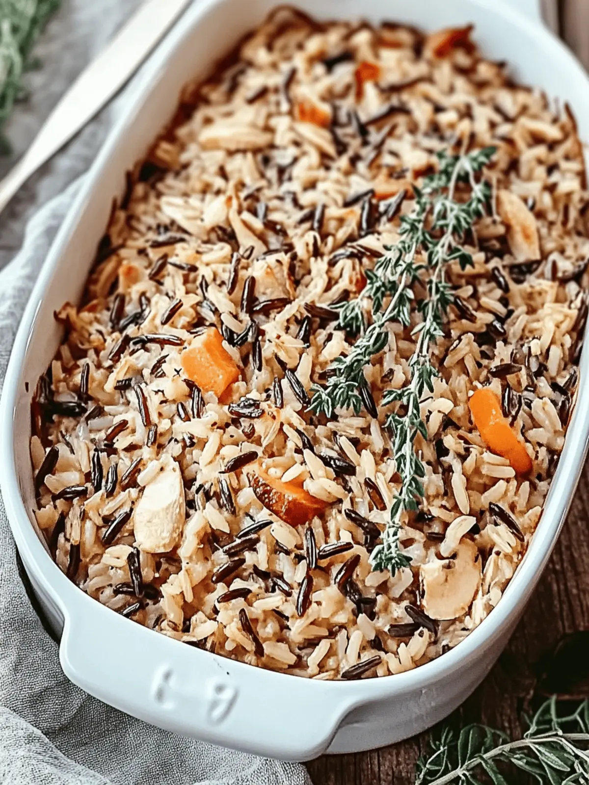 Turkey Wild Rice Casserole