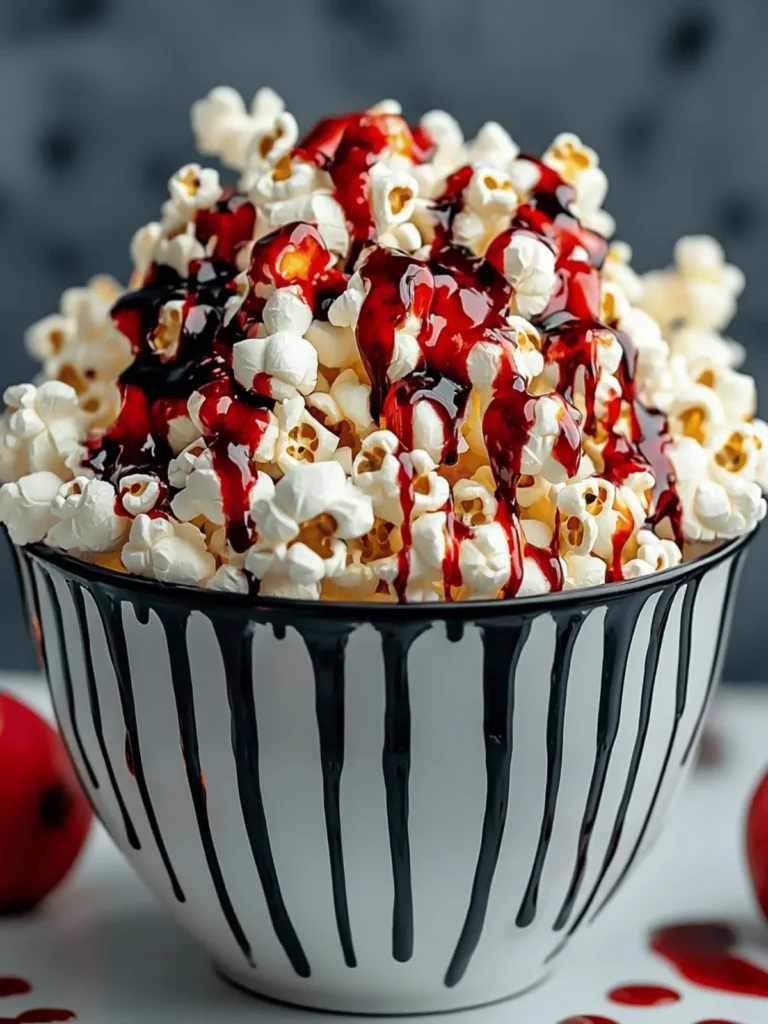 Vampire Bite Popcorn