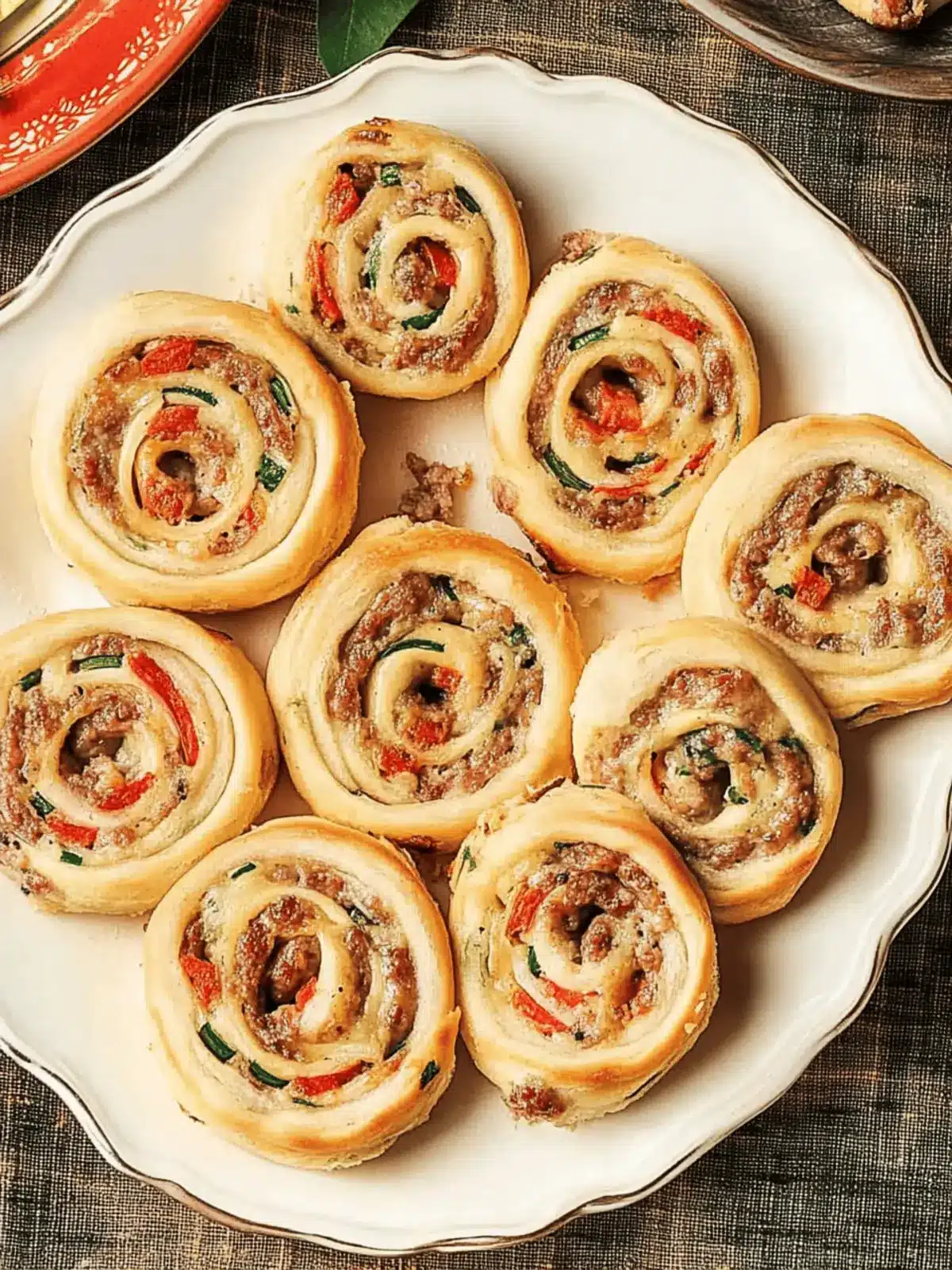 Sausage Pinwheels
