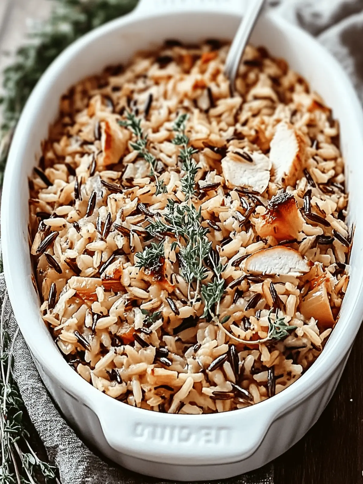 Turkey Wild Rice Casserole