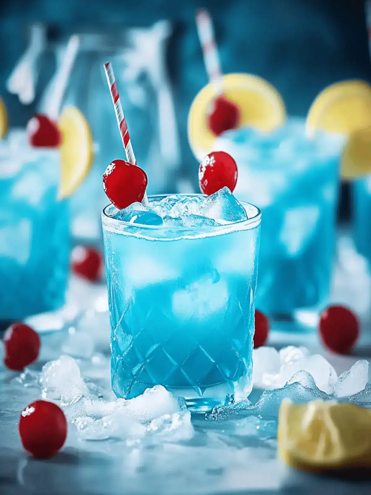 Blue Hawaiian Rum Punch