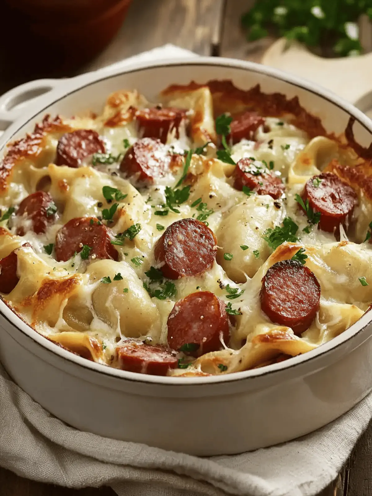 Kielbasa and Pierogi Bake: Your New Weeknight Comfort Meal 3 Kielbasa and Pierogi Bake