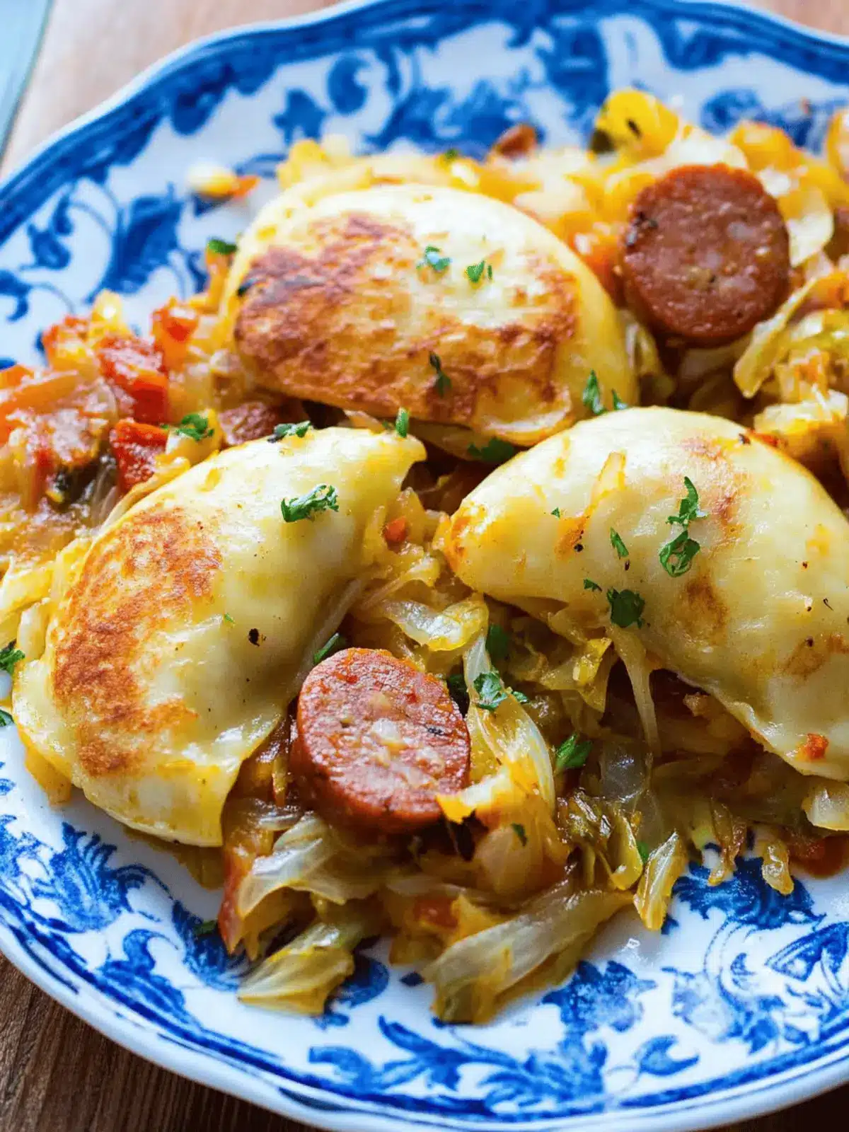 Easy Kielbasa, Pierogi & Fried Cabbage – Comfort Food Bliss 2 Kielbasa, Pierogi & Fried Cabbage