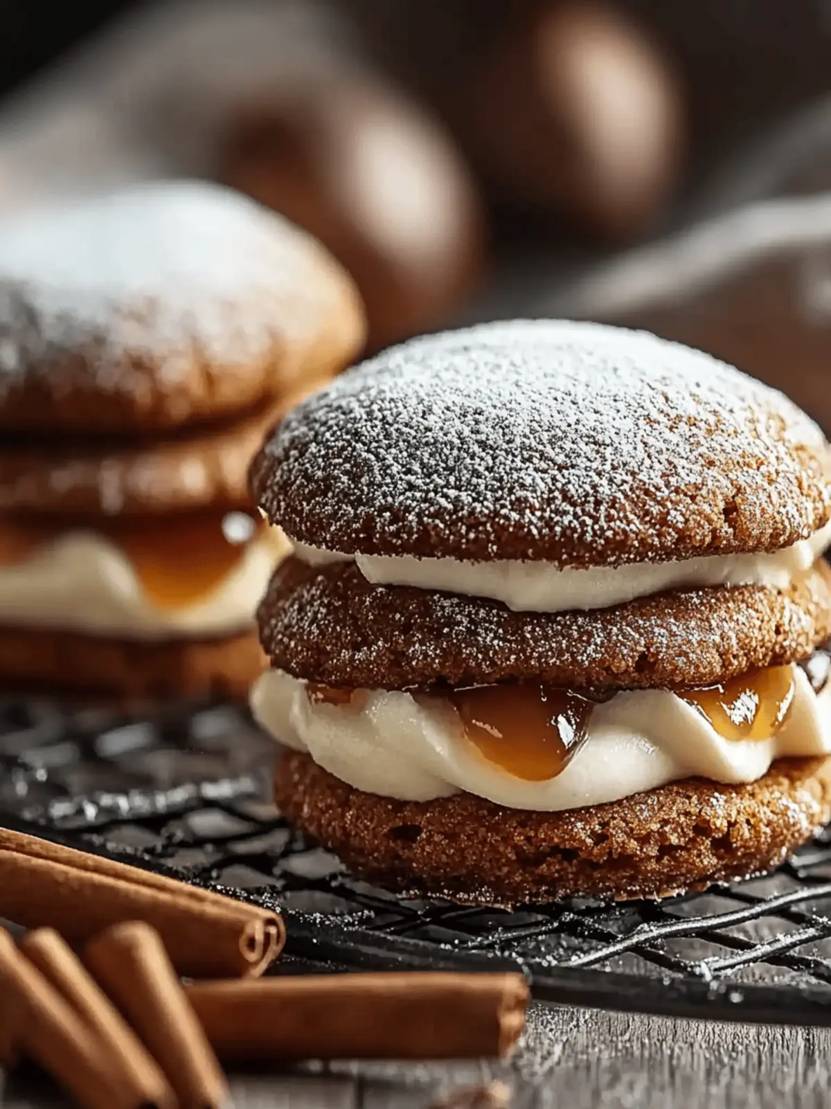 Apple Cider Whoopie Pie Cookies