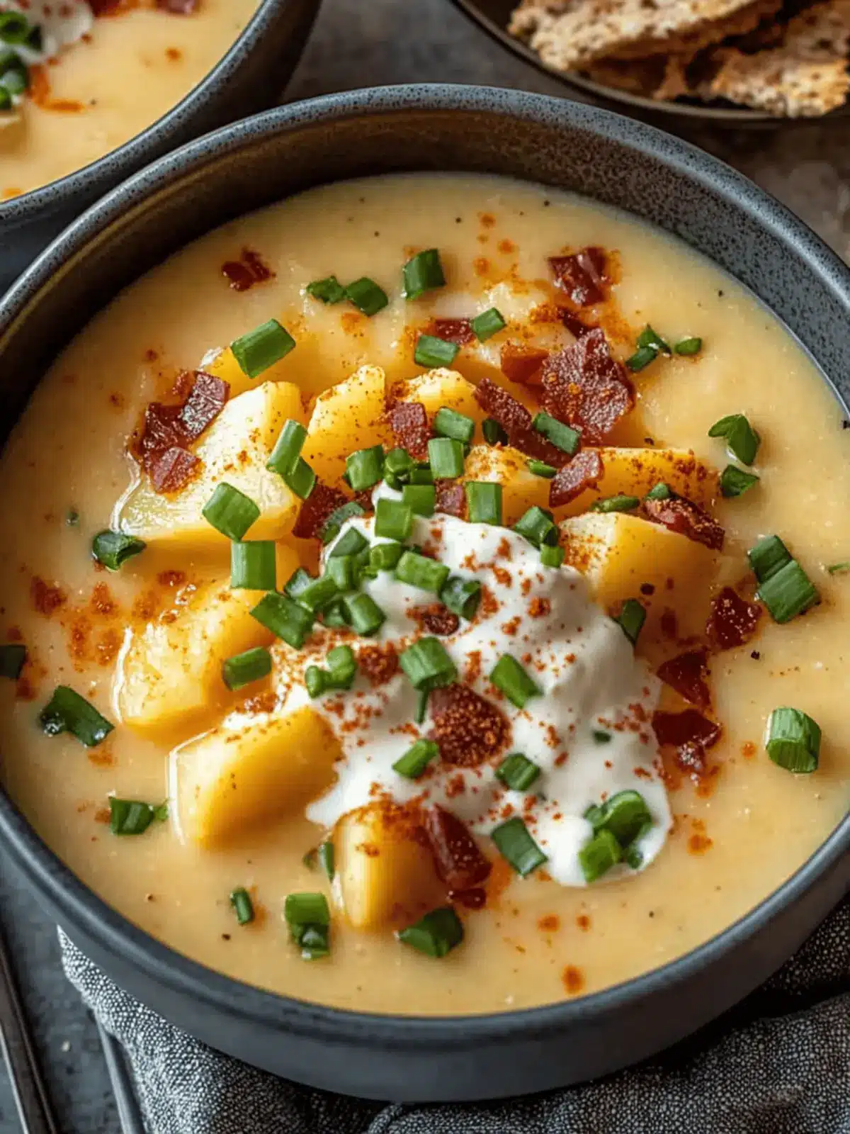 Comforting Loaded Baked Potato Soup for Cozy Nights In 4 Comforting Loaded Baked Potato Soup
