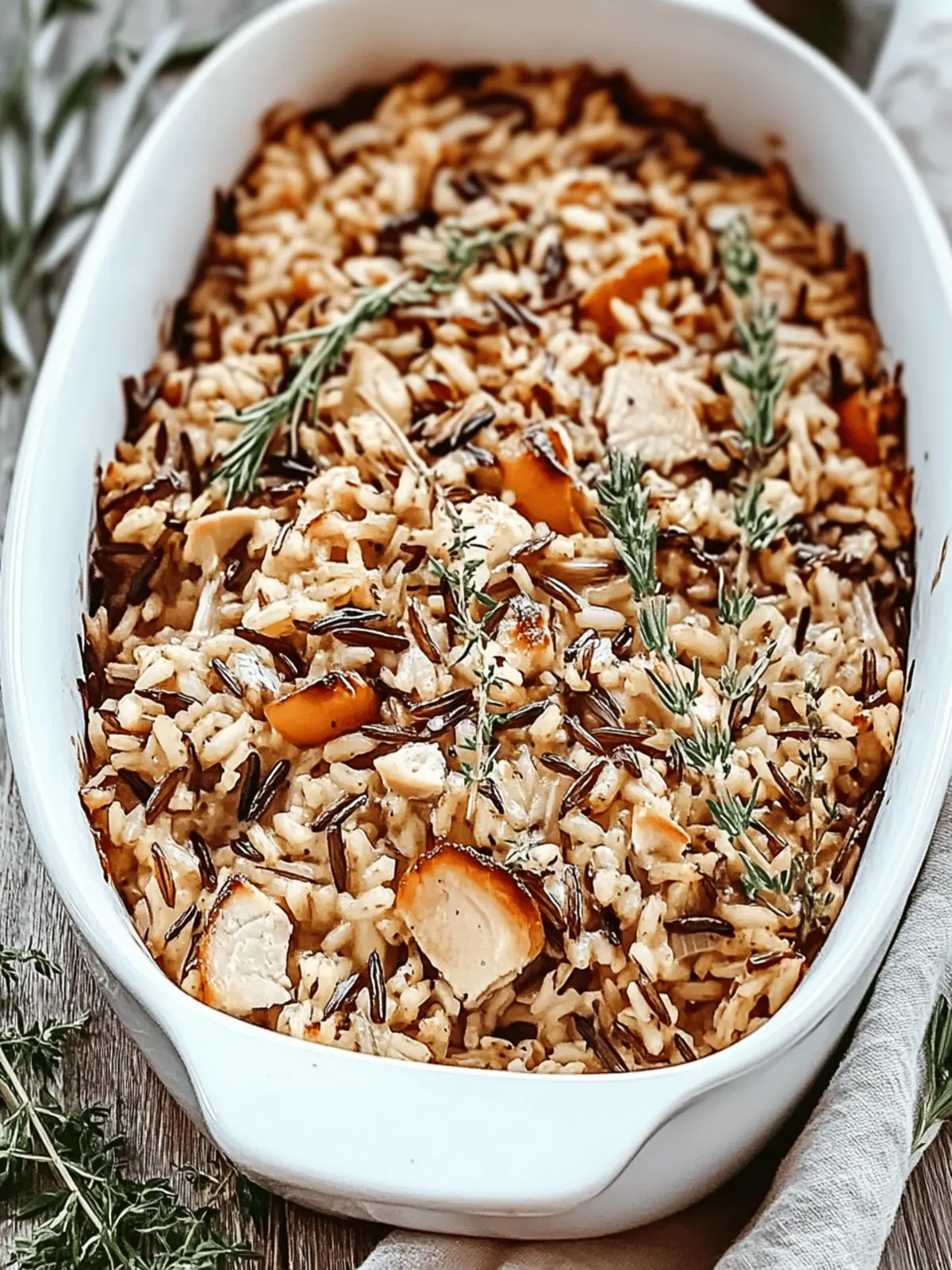 Turkey Wild Rice Casserole