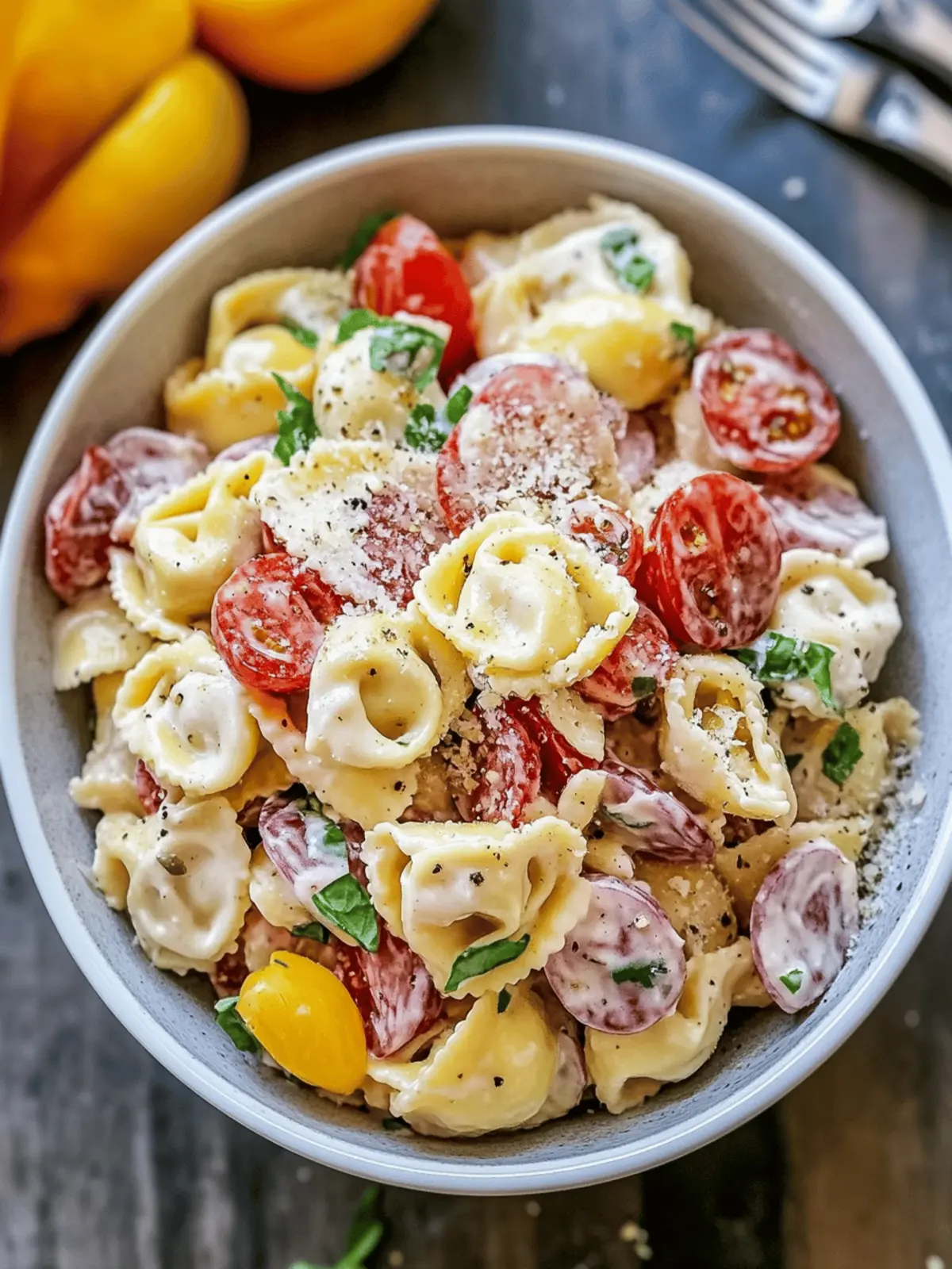 Fresh Grinder Tortellini Salad