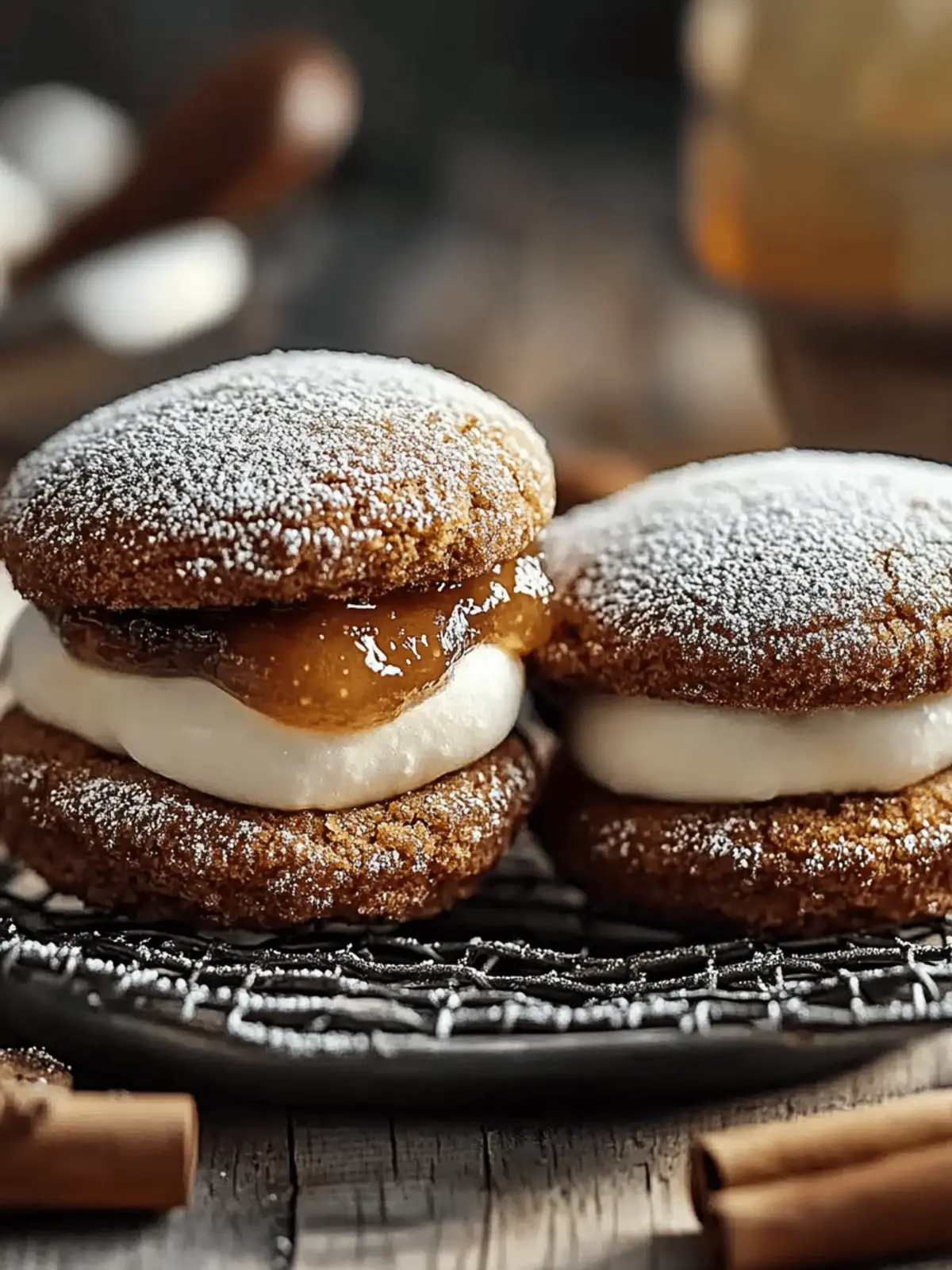 Fall in Love with Apple Cider Whoopie Pie Cookies and Caramel 5 Apple Cider Whoopie Pie Cookies