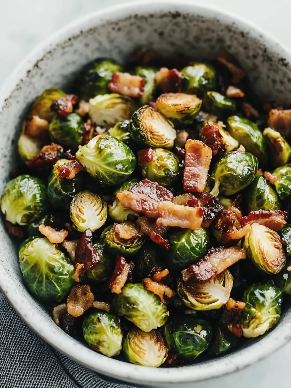 Maple Bacon Brussels Sprouts