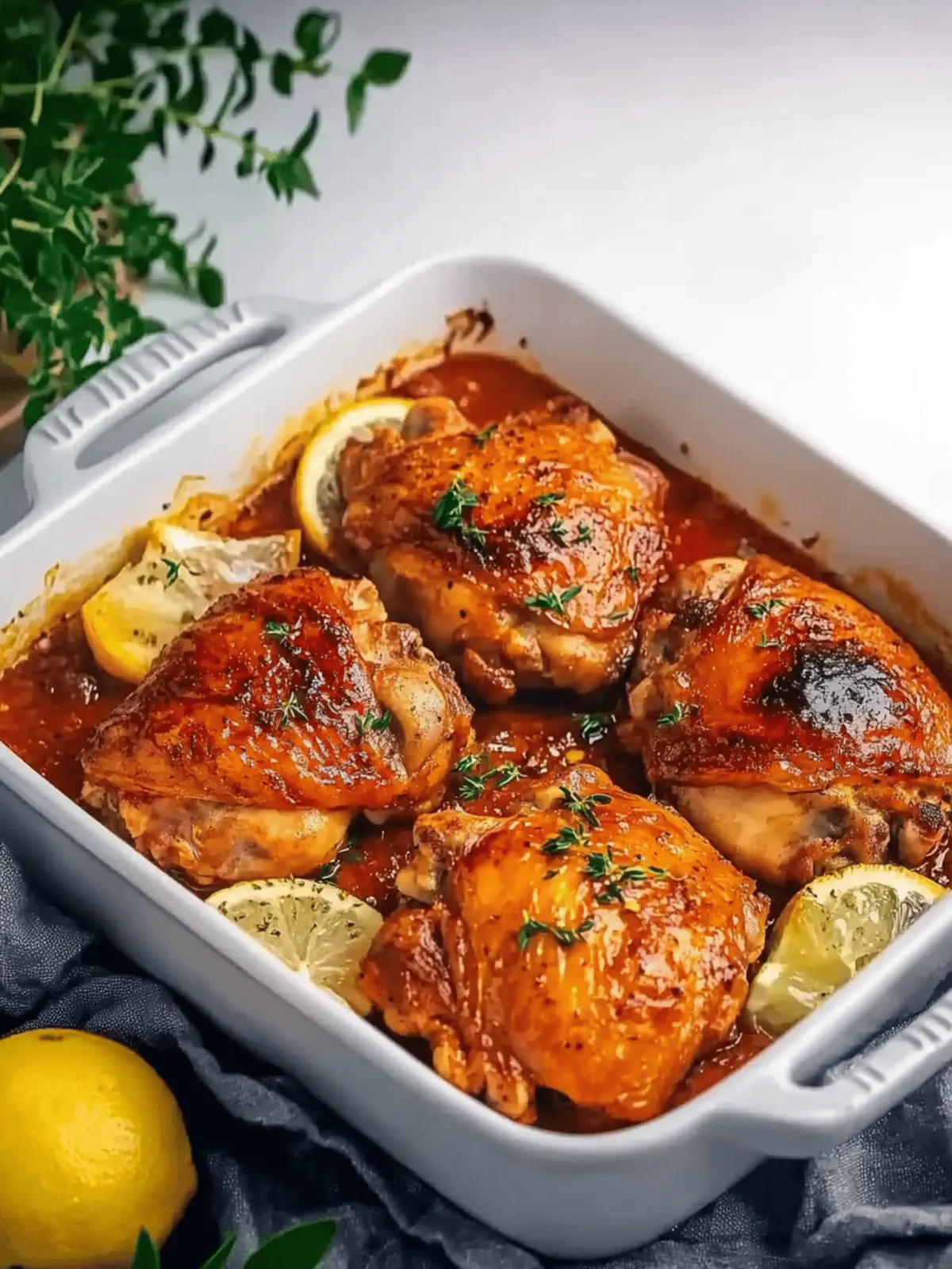 Paprika Baked Chicken Thighs