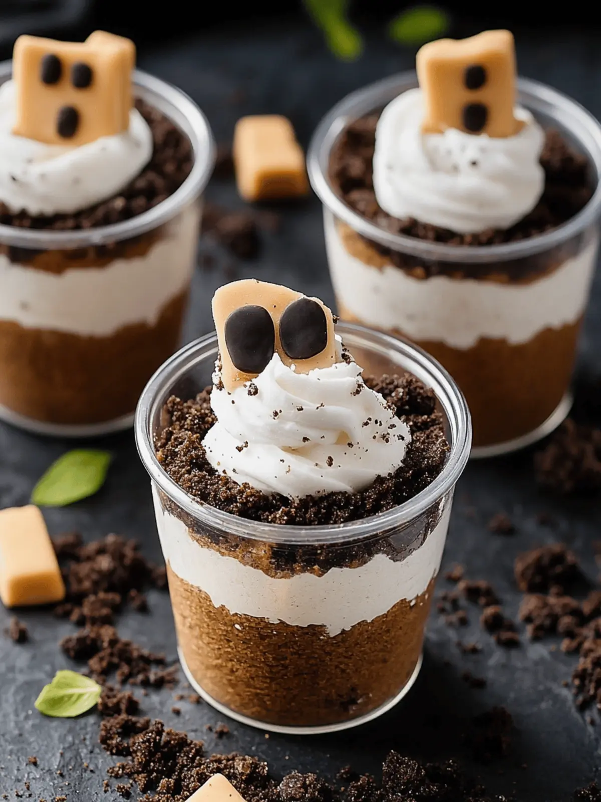 Mummy’s Tomb Dirt Cups: Spooky Treats for Halloween Fun 4 Mummy’s Tomb Dirt Cups