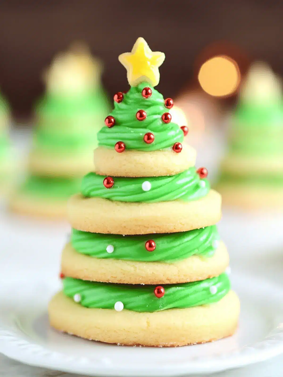 Deliciously Fun Christmas Tree Cookie Stacks to Bake Together 4 Christmas Tree Cookie Stacks