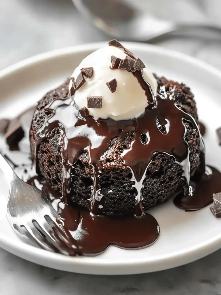 Crockpot Chocolate Lava Cake