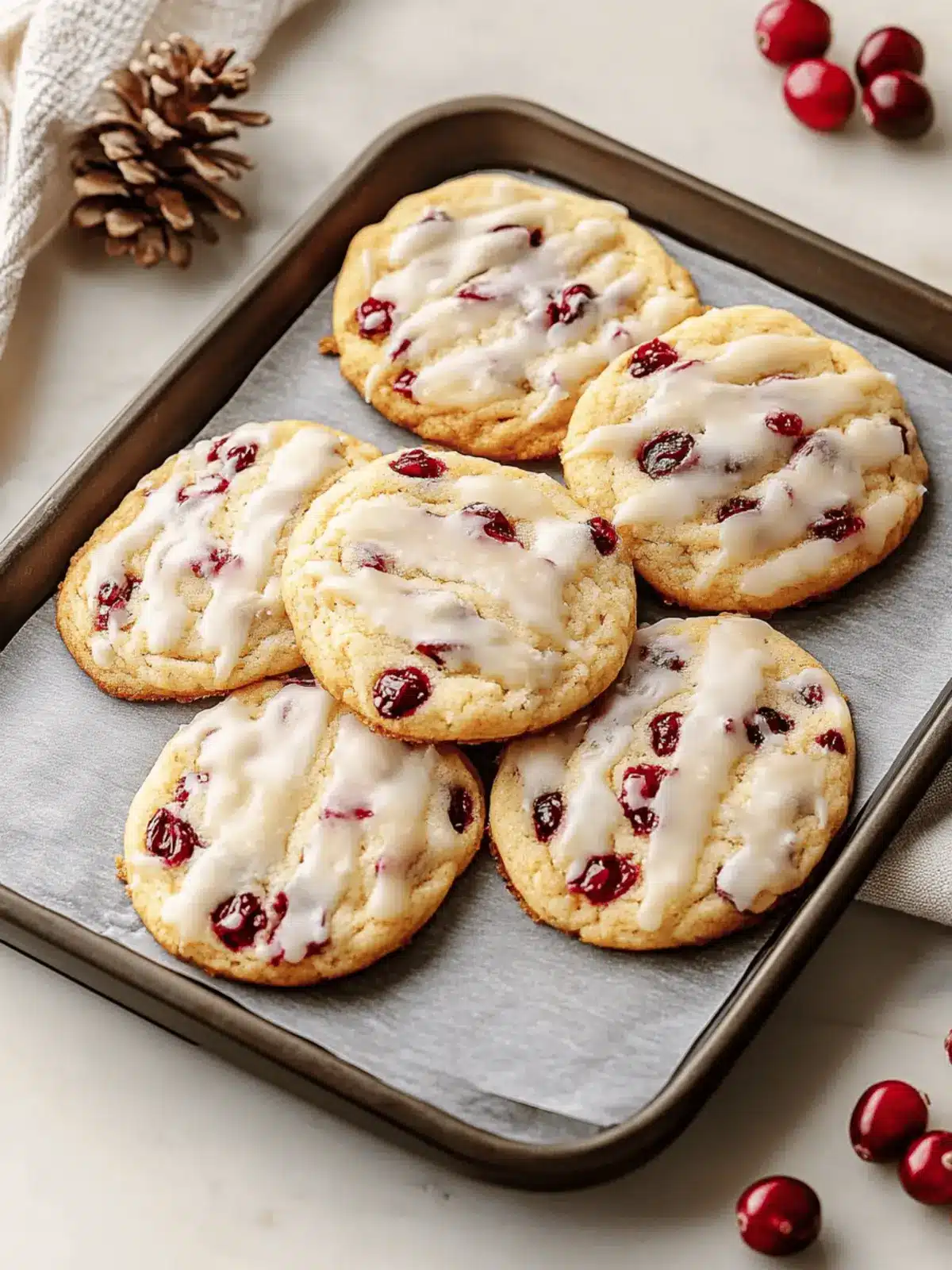 Christmas Cranberry Orange Cookies